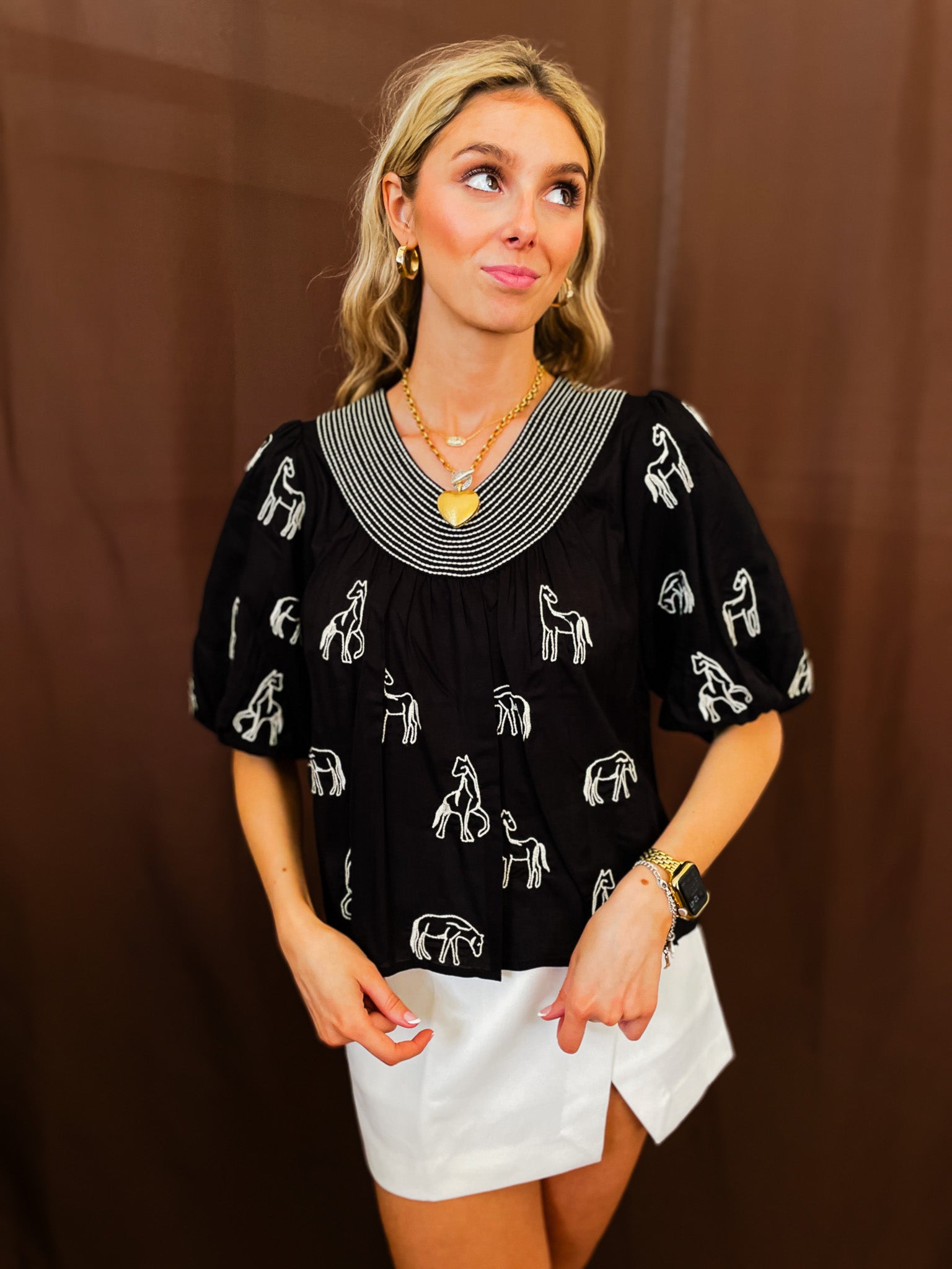 Horse Constellation Top - Tucker Brown