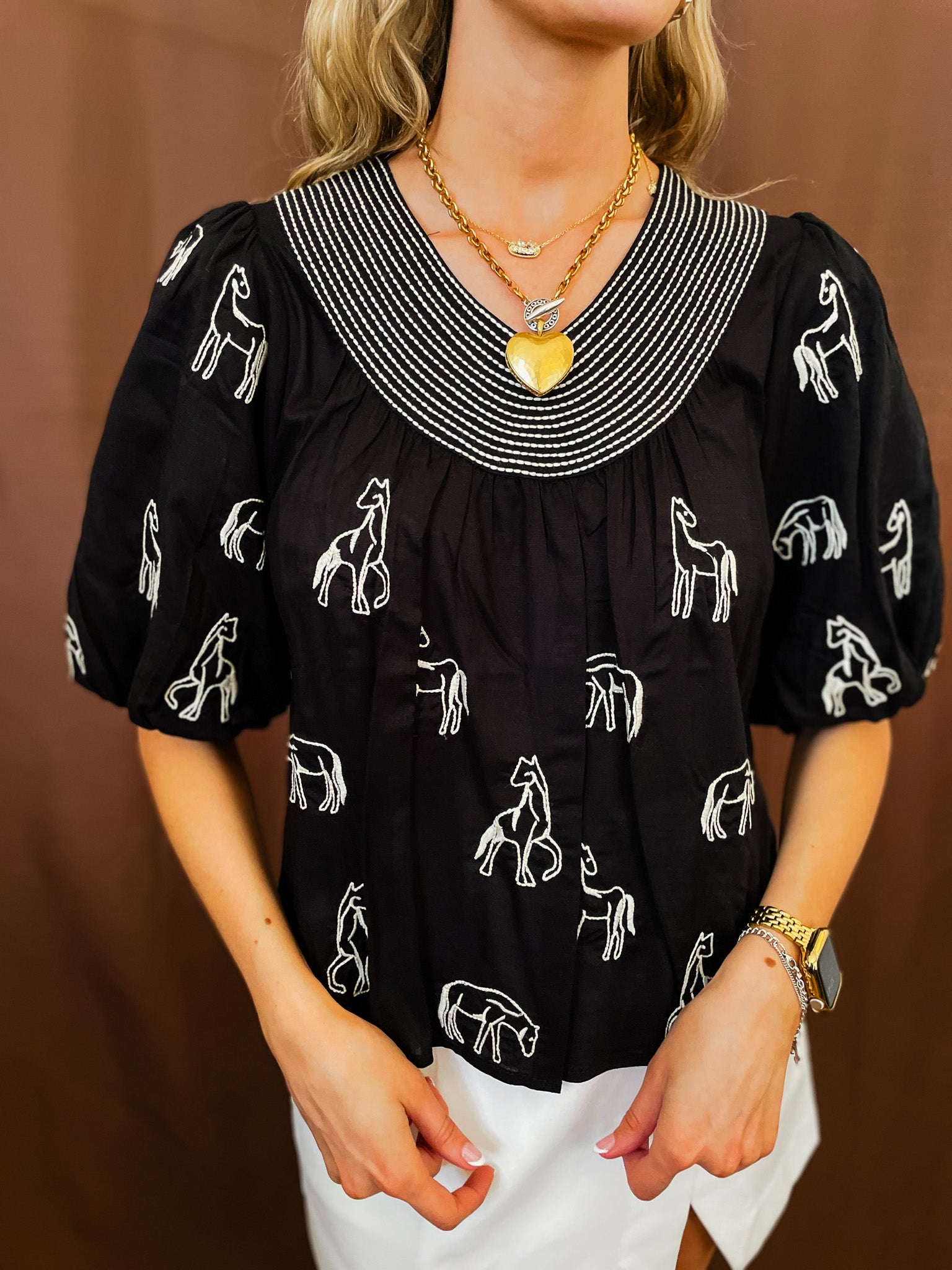 Horse Constellation Top - Tucker Brown