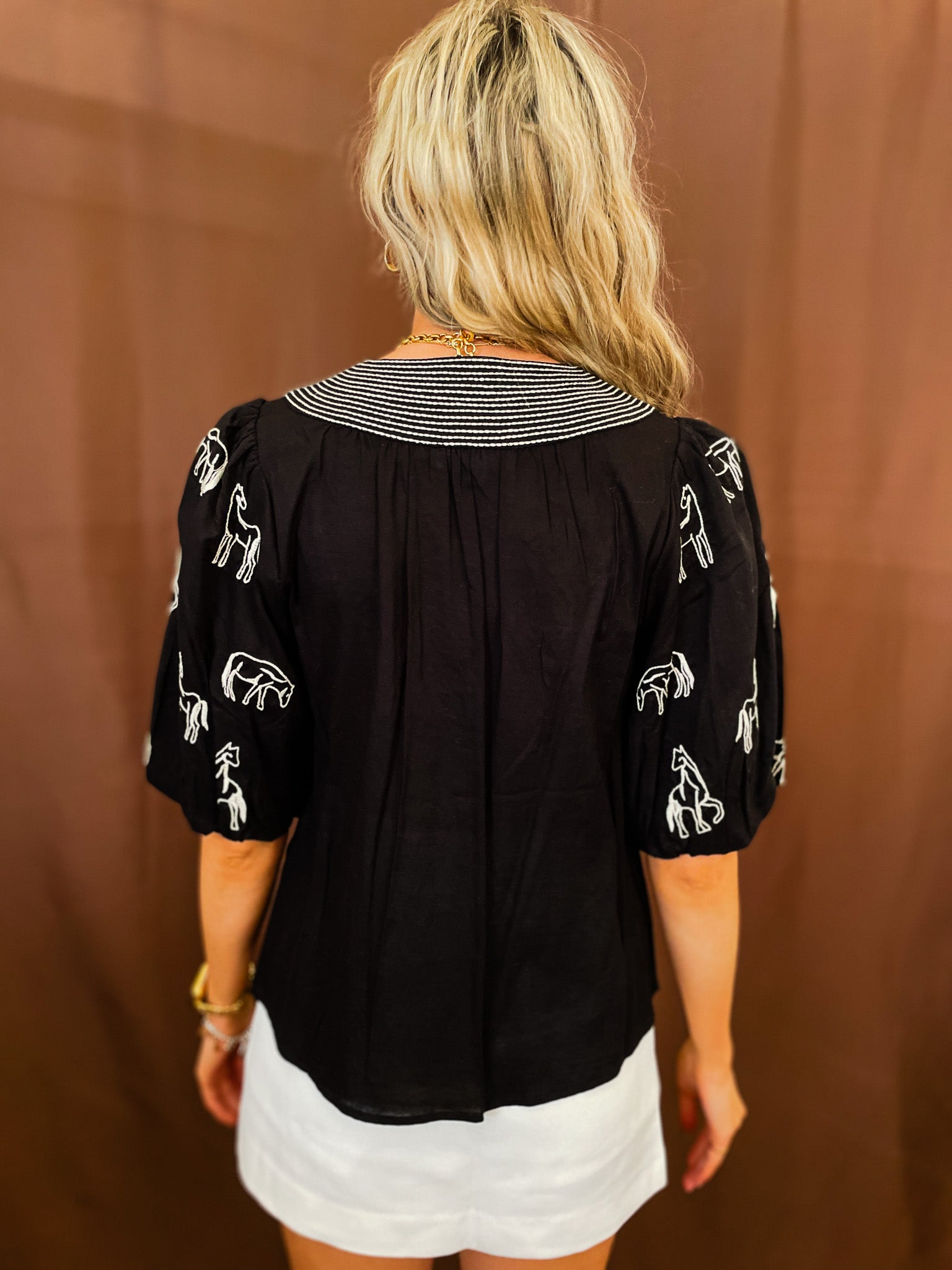 Horse Constellation Top - Tucker Brown