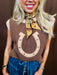 Western Horseshoe Vest - Brown - Tucker Brown