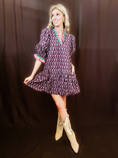 Plum Pudding Dress - Tucker Brown