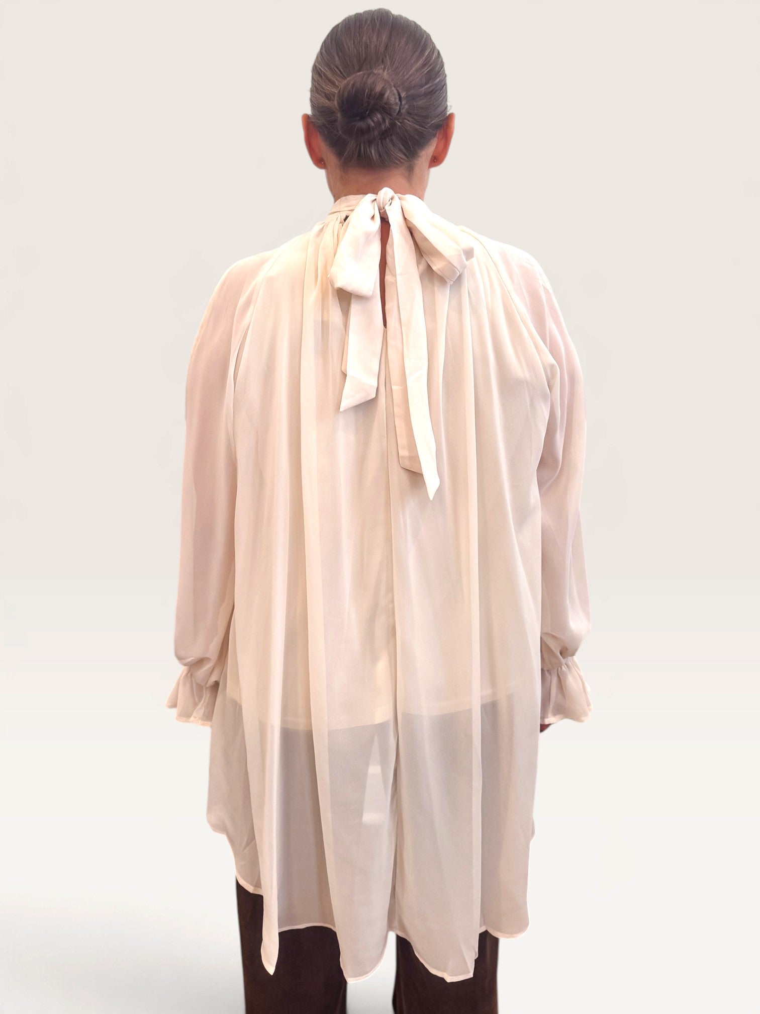 Too Cool High Low Blouse - Cream