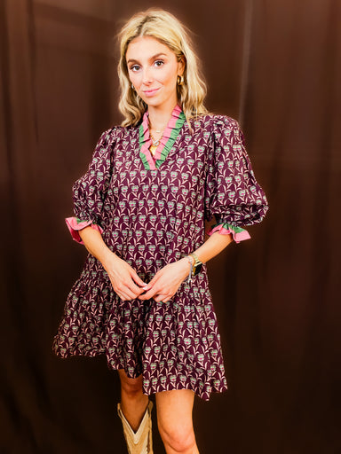 Plum Pudding Dress - Tucker Brown