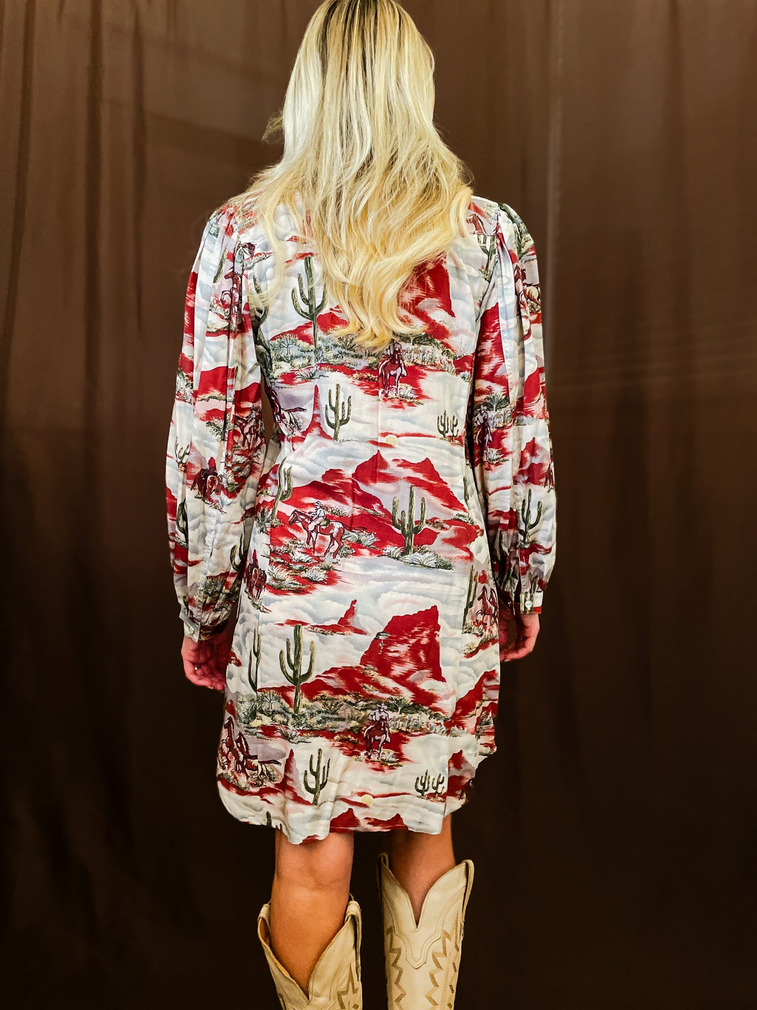 Kenzie Sunset Dress - Tucker Brown