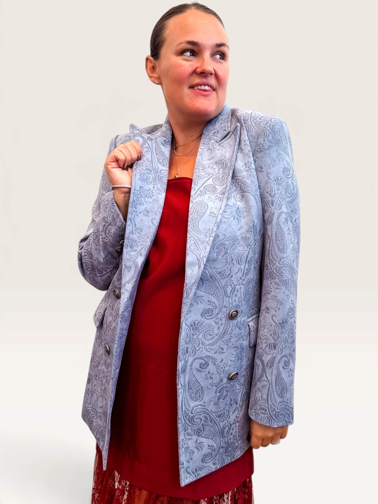 Trailblazer Suede Blazer - Horizon