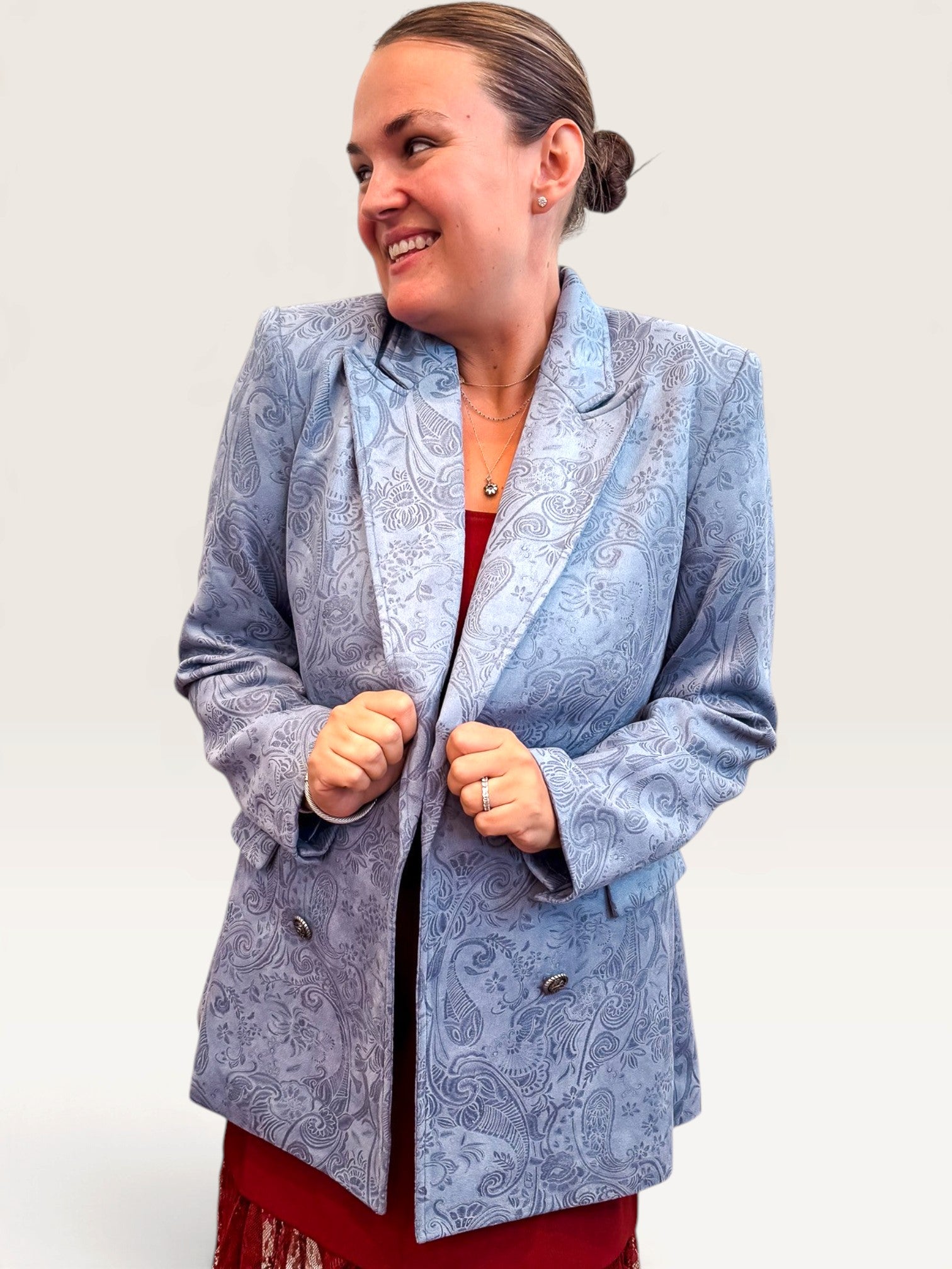 Trailblazer Suede Blazer - Horizon