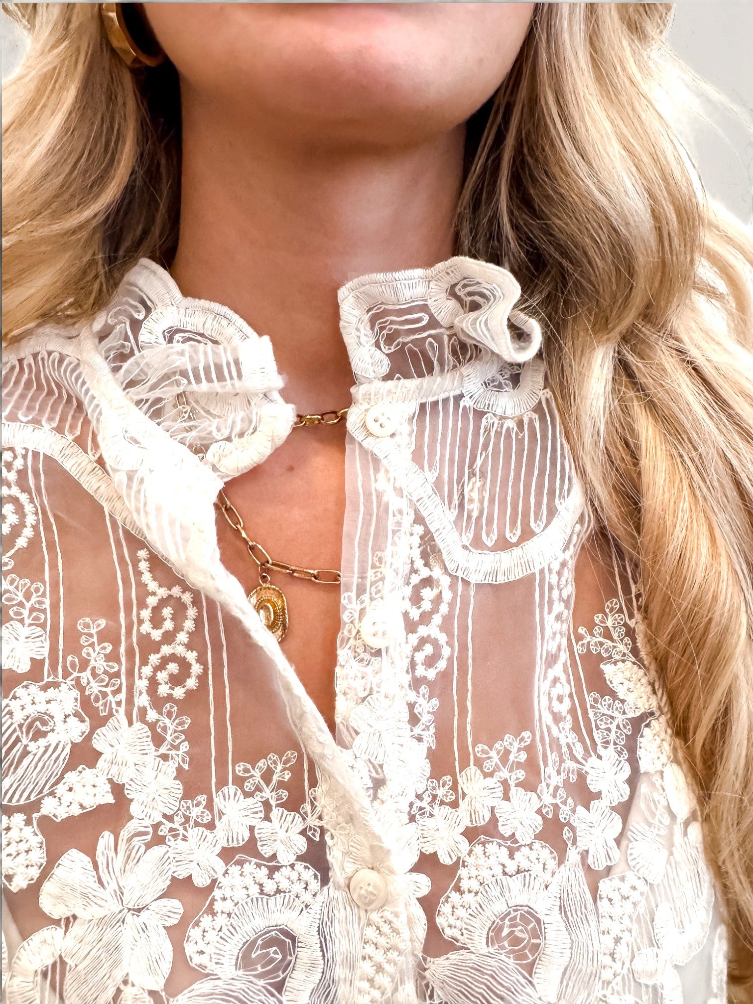 Modern Chic Blouse - Ivory