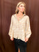Popped Up Blouse - Tucker Brown