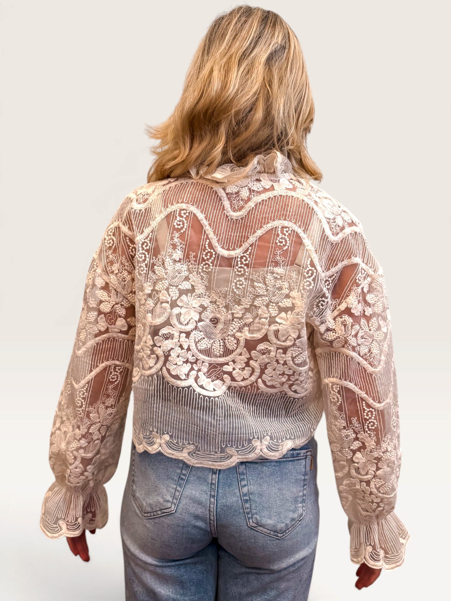 Modern Chic Blouse - Ivory