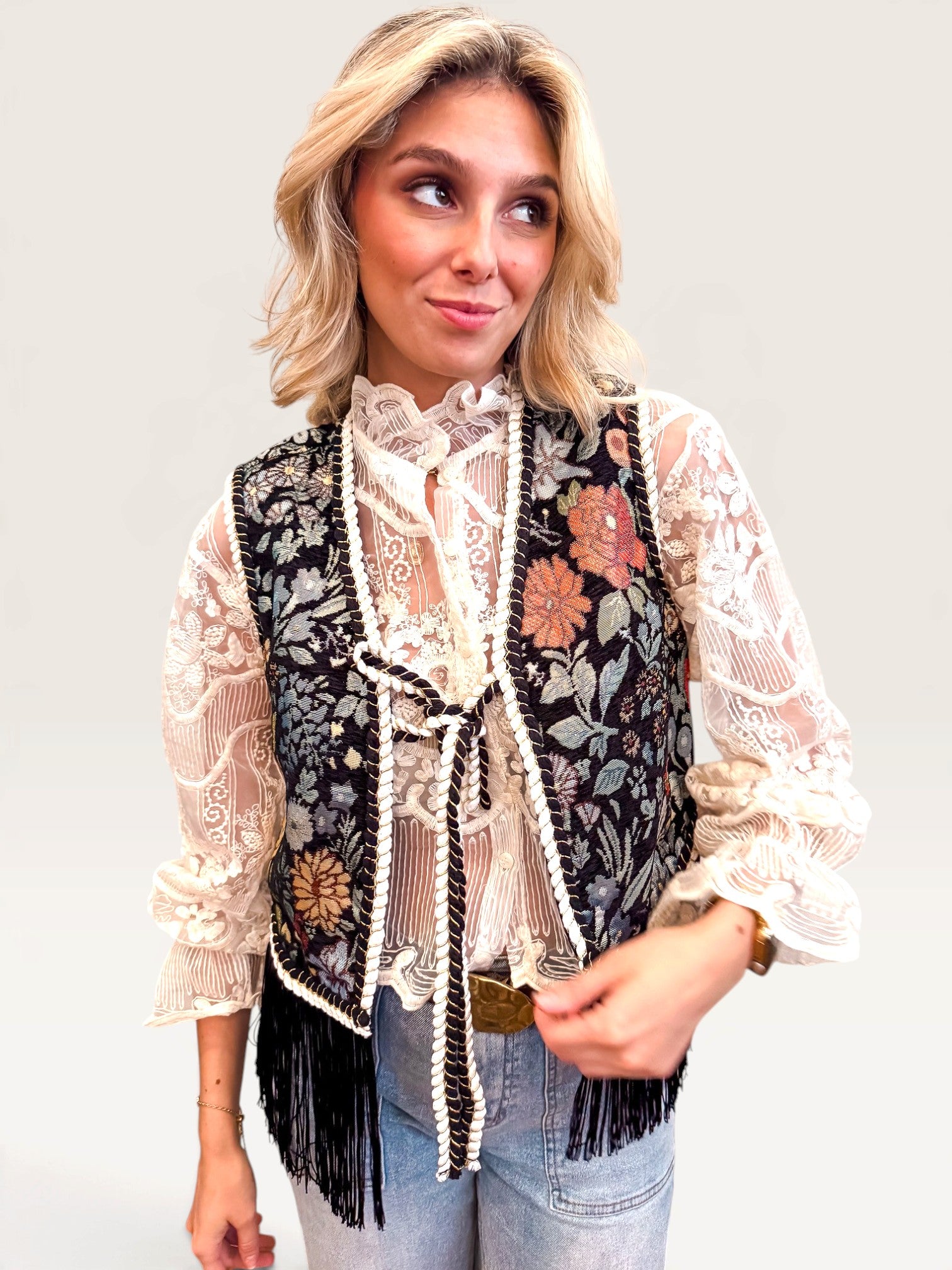 Boho Tapestry Vest