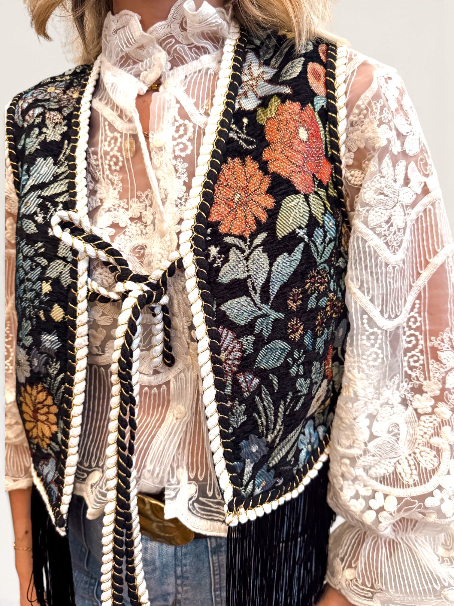 Boho Tapestry Vest