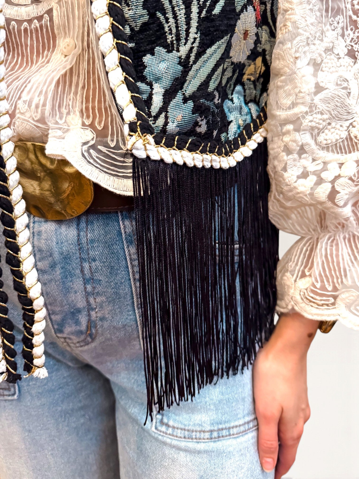 Boho Tapestry Vest