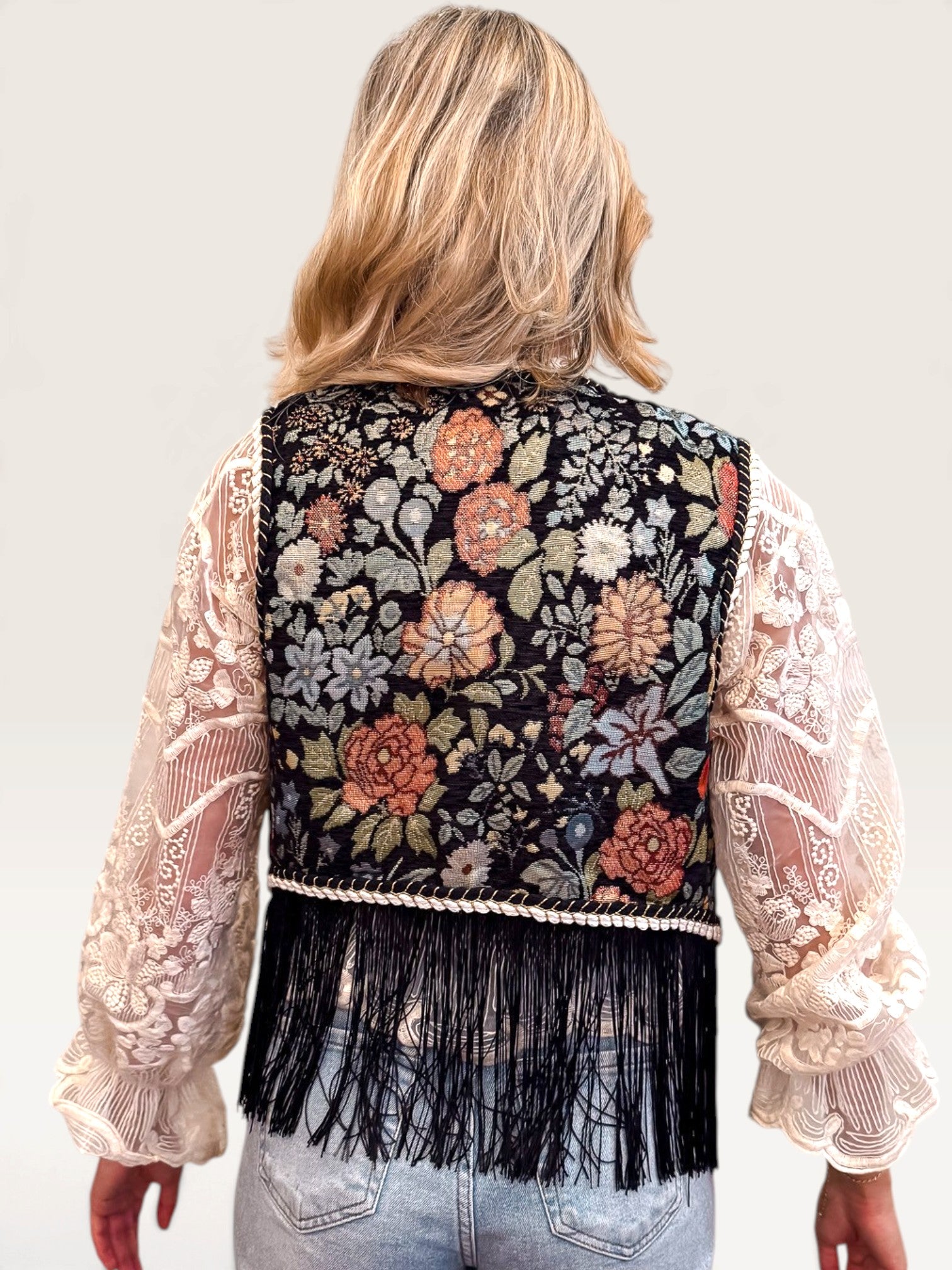 Boho Tapestry Vest
