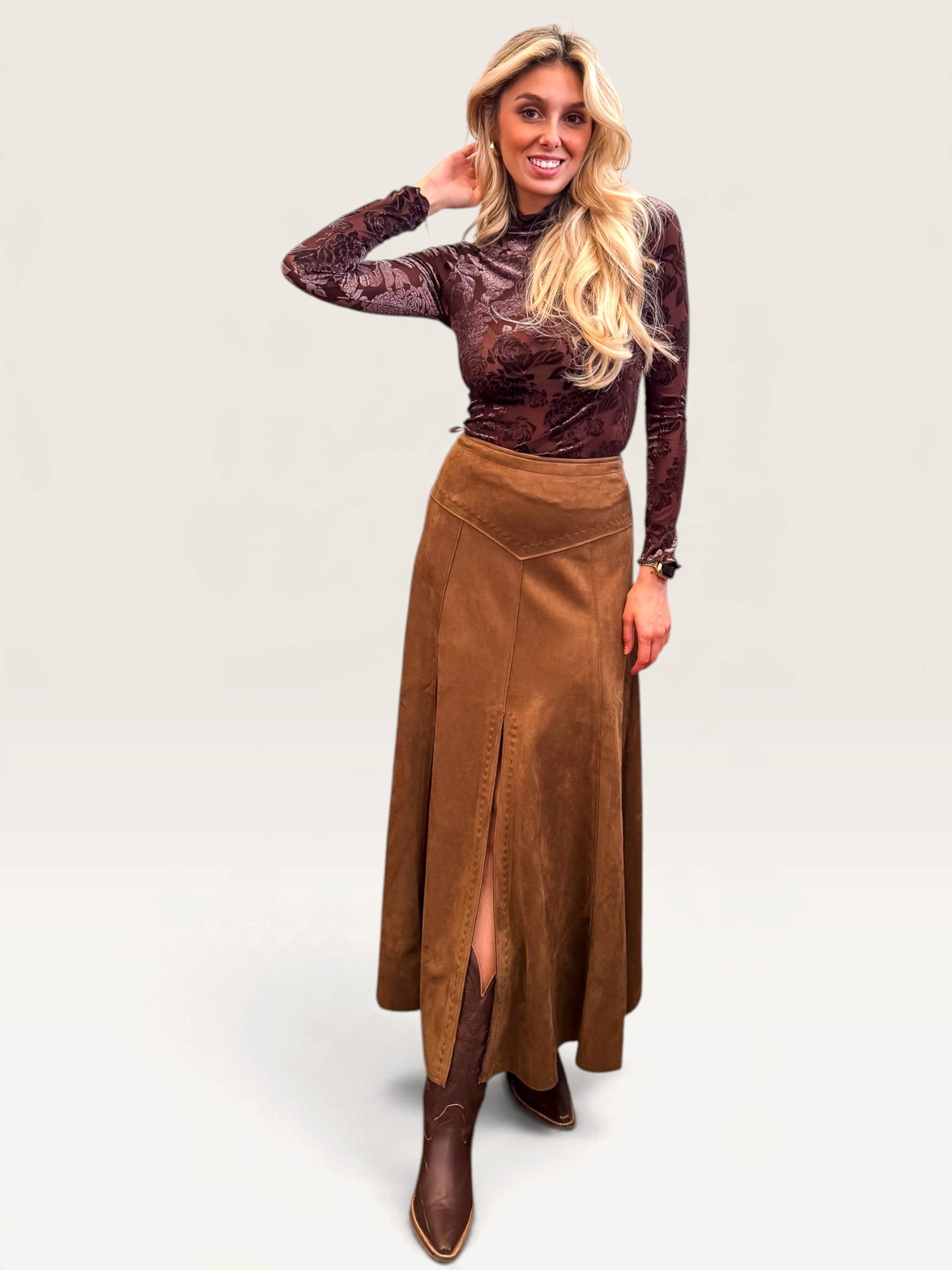 Jolene Suede Skirt