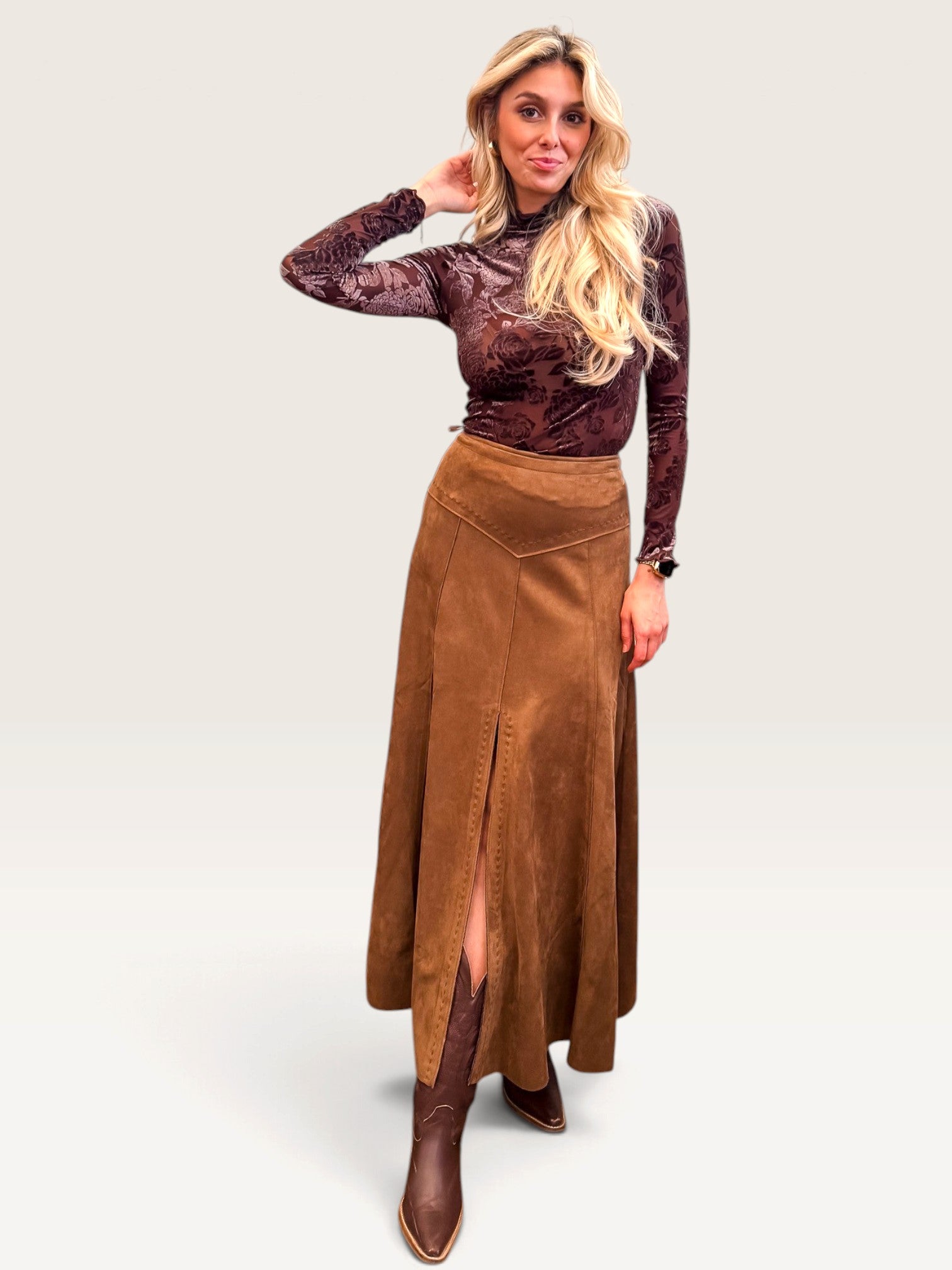 Jolene Suede Skirt