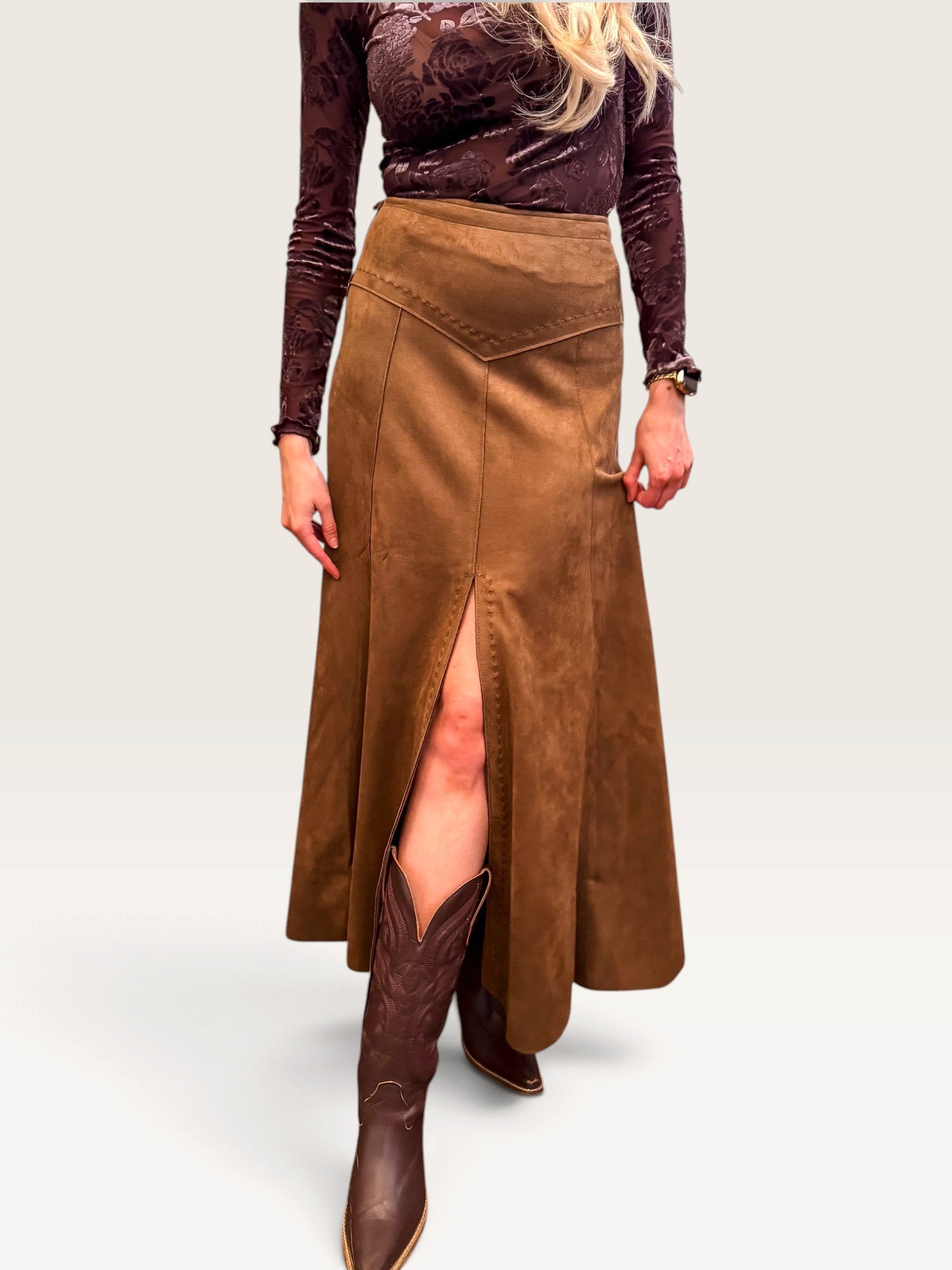 Jolene Suede Skirt