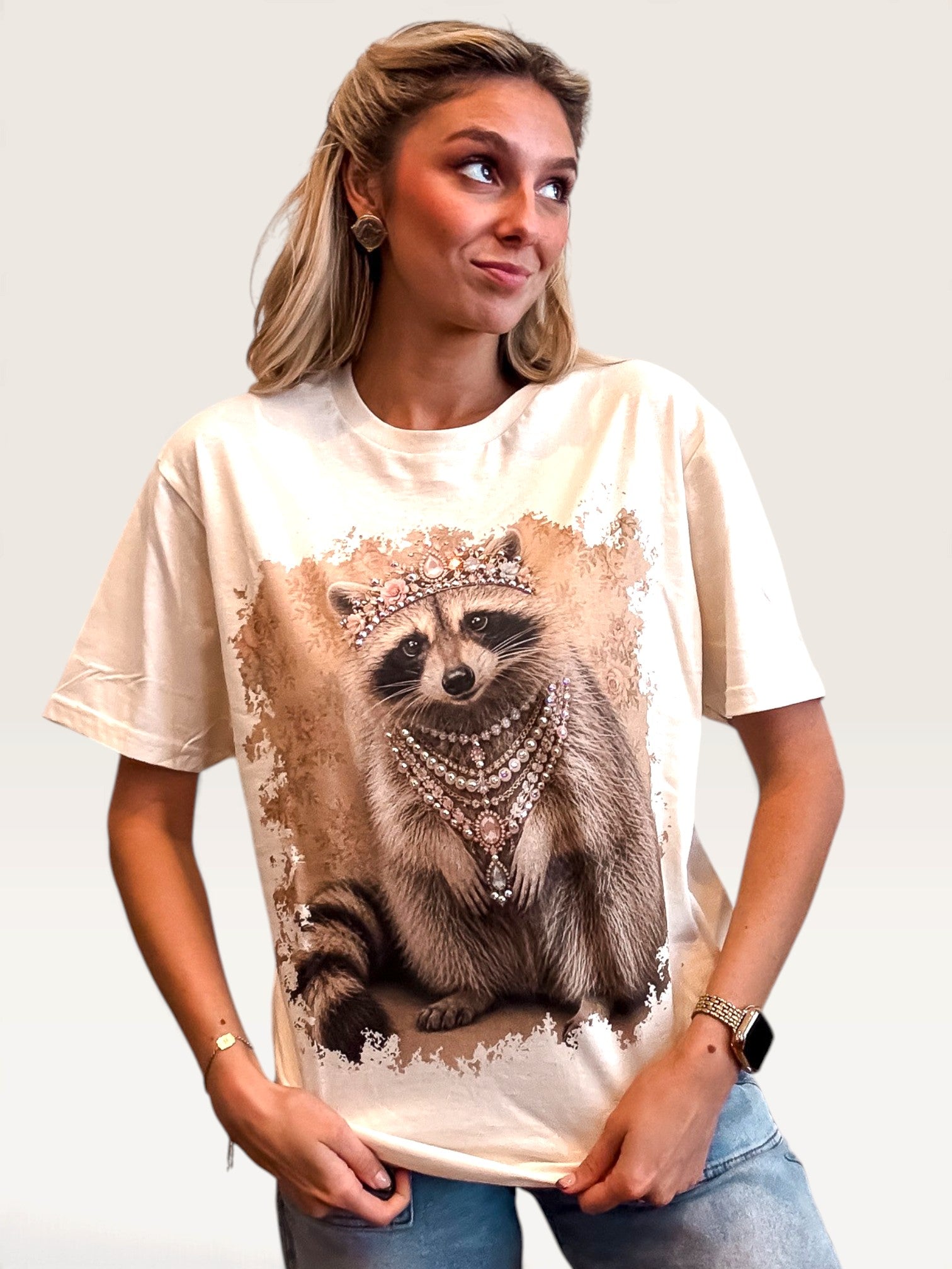 Raccoon Wallpaper T-Shirt