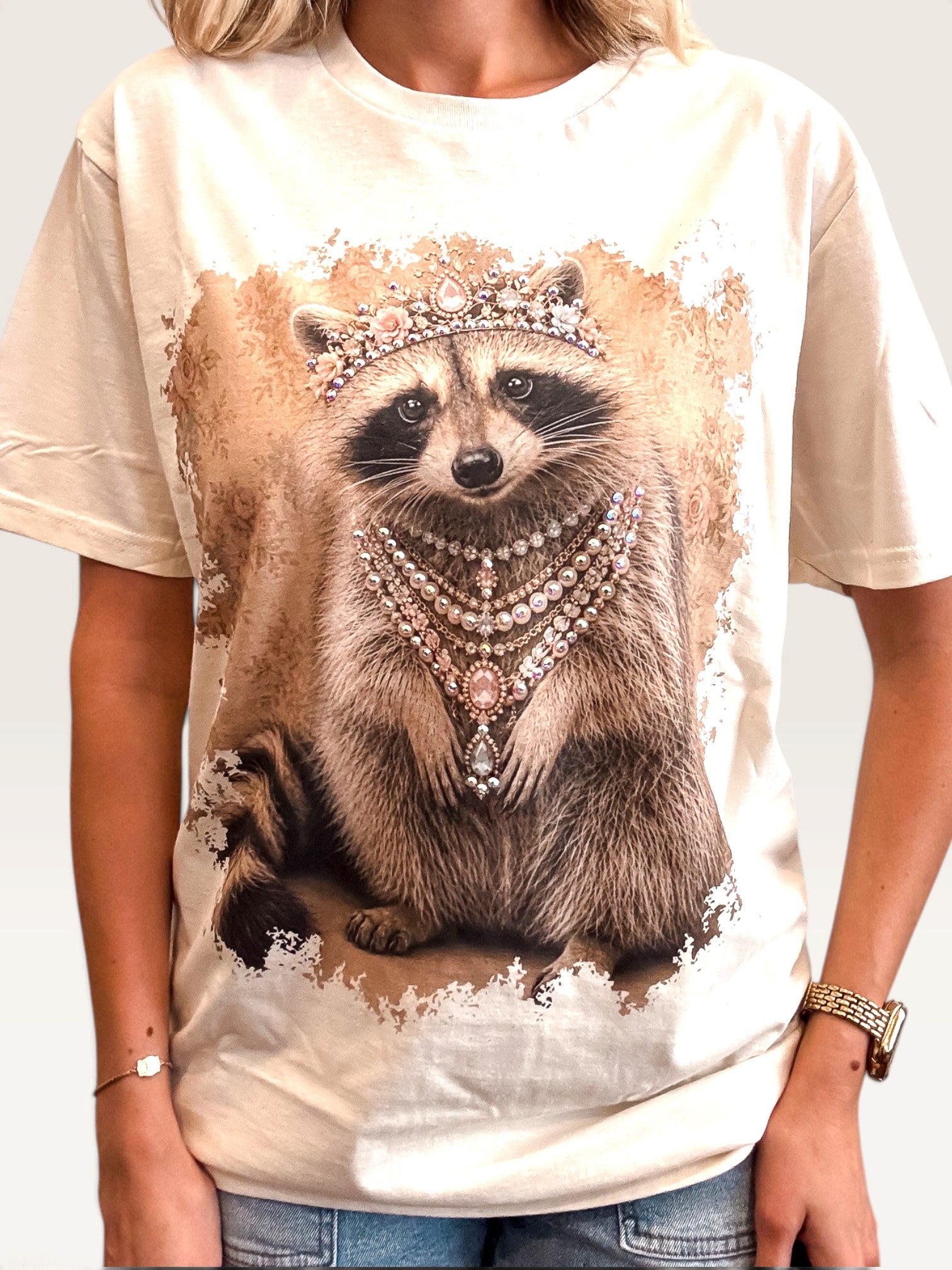 Raccoon Wallpaper T-Shirt