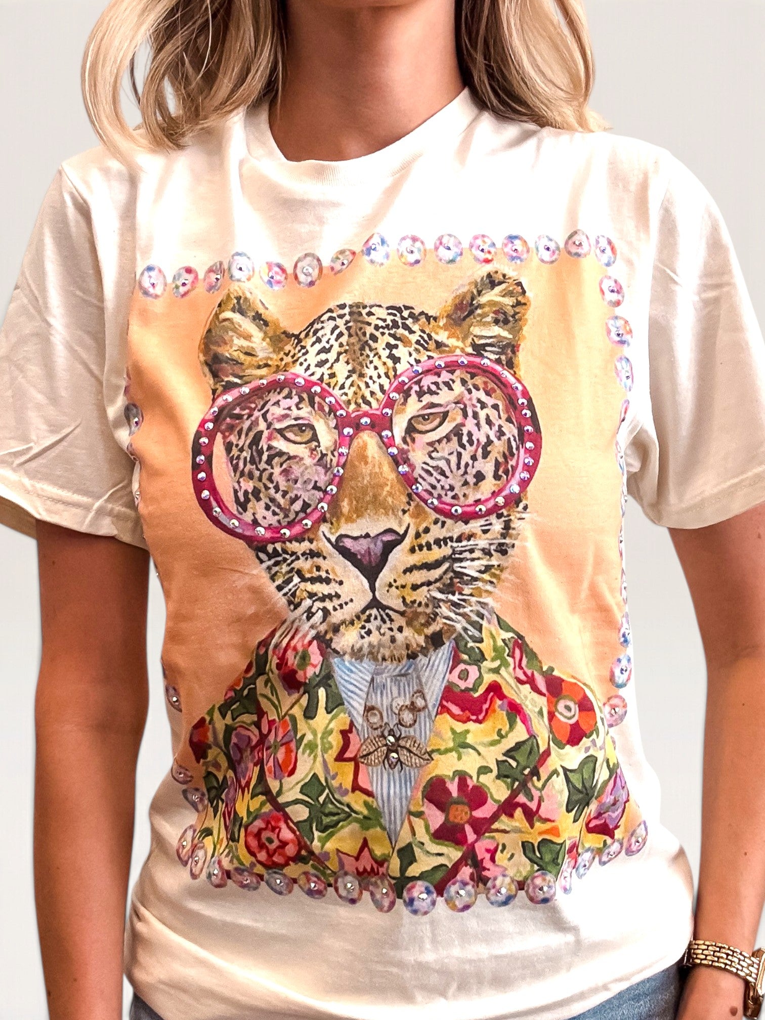 Leopard In A Suit T-Shirt