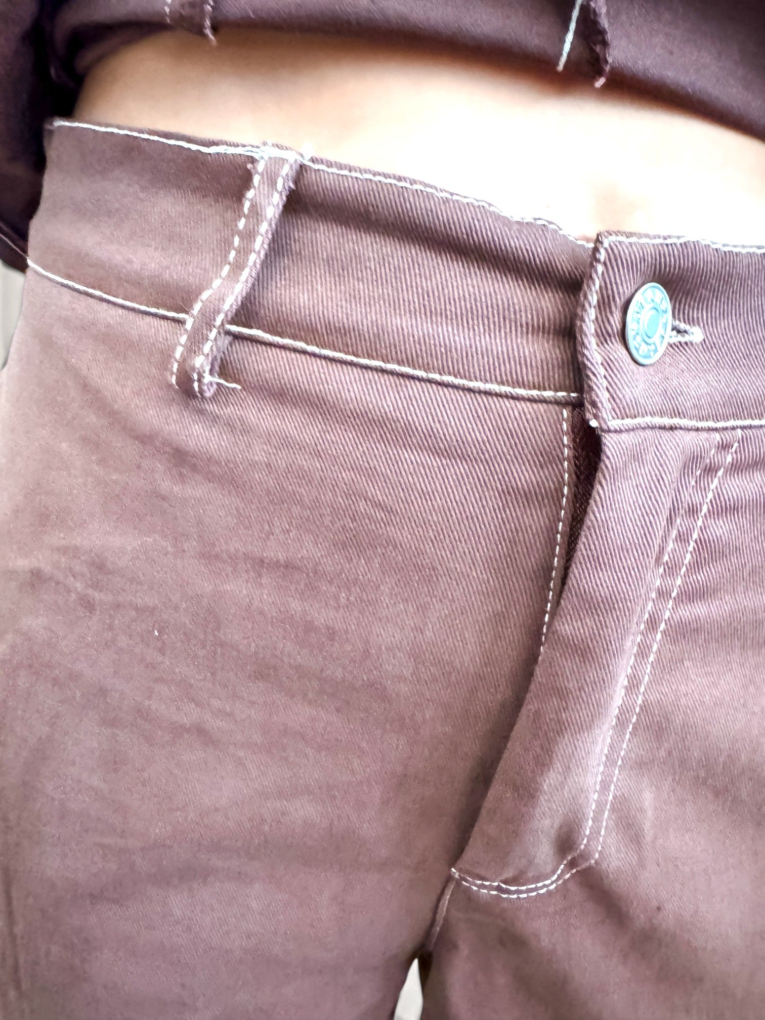Twill Barrel Jean Set