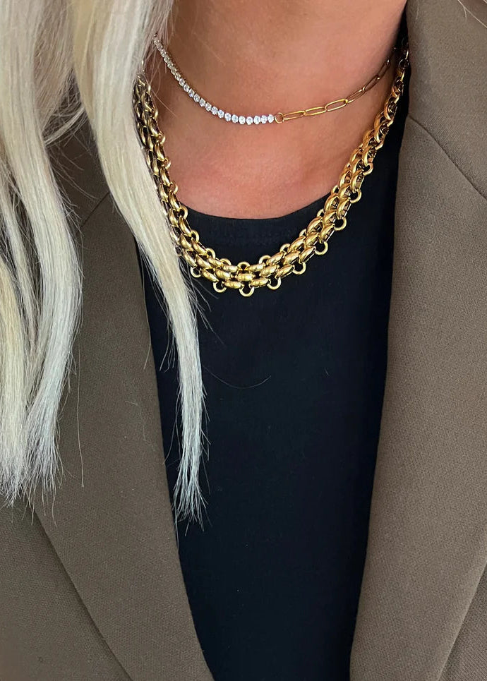 Maya Necklace - Tucker Brown