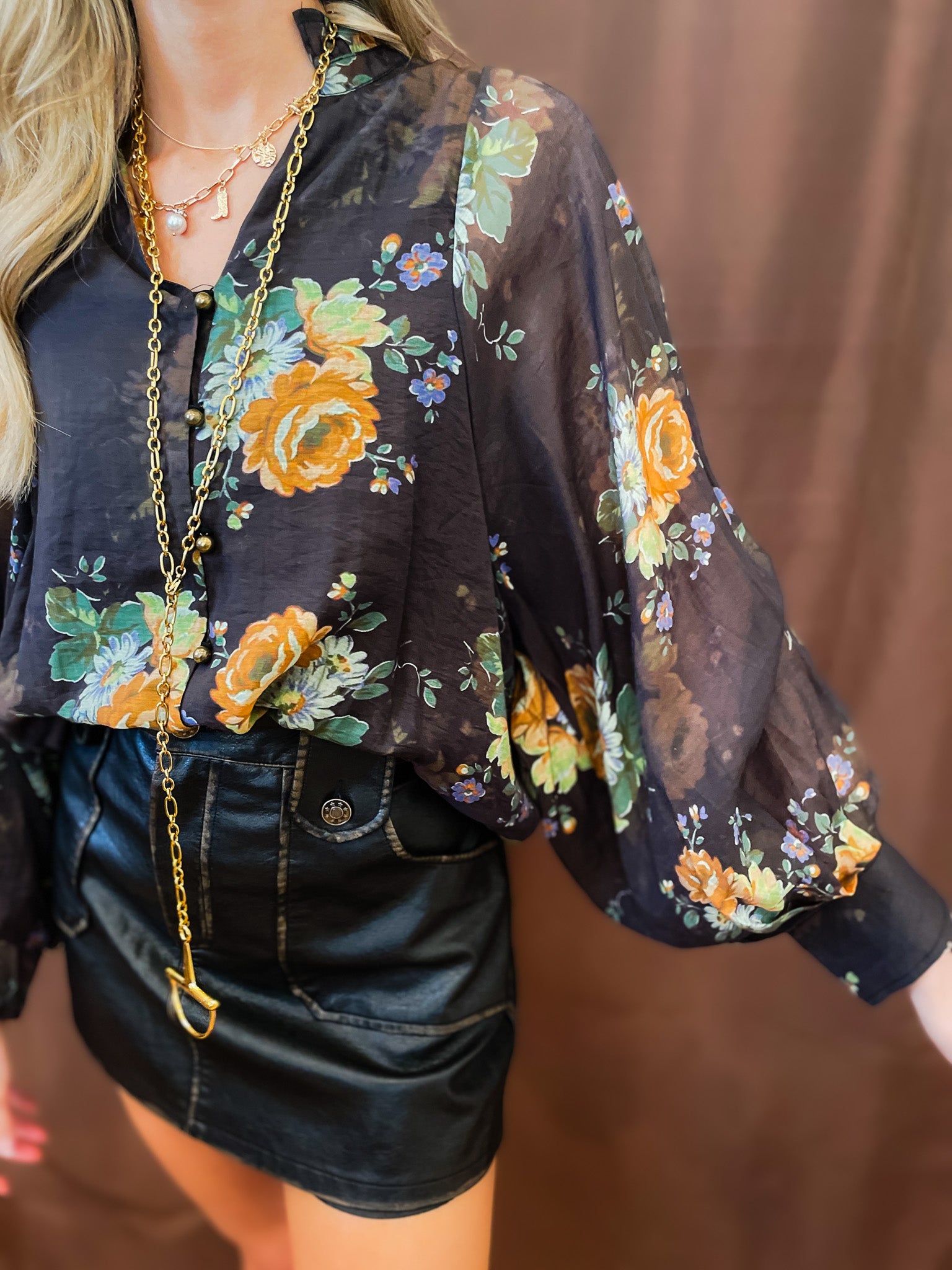 Y Chocolate Garden Top