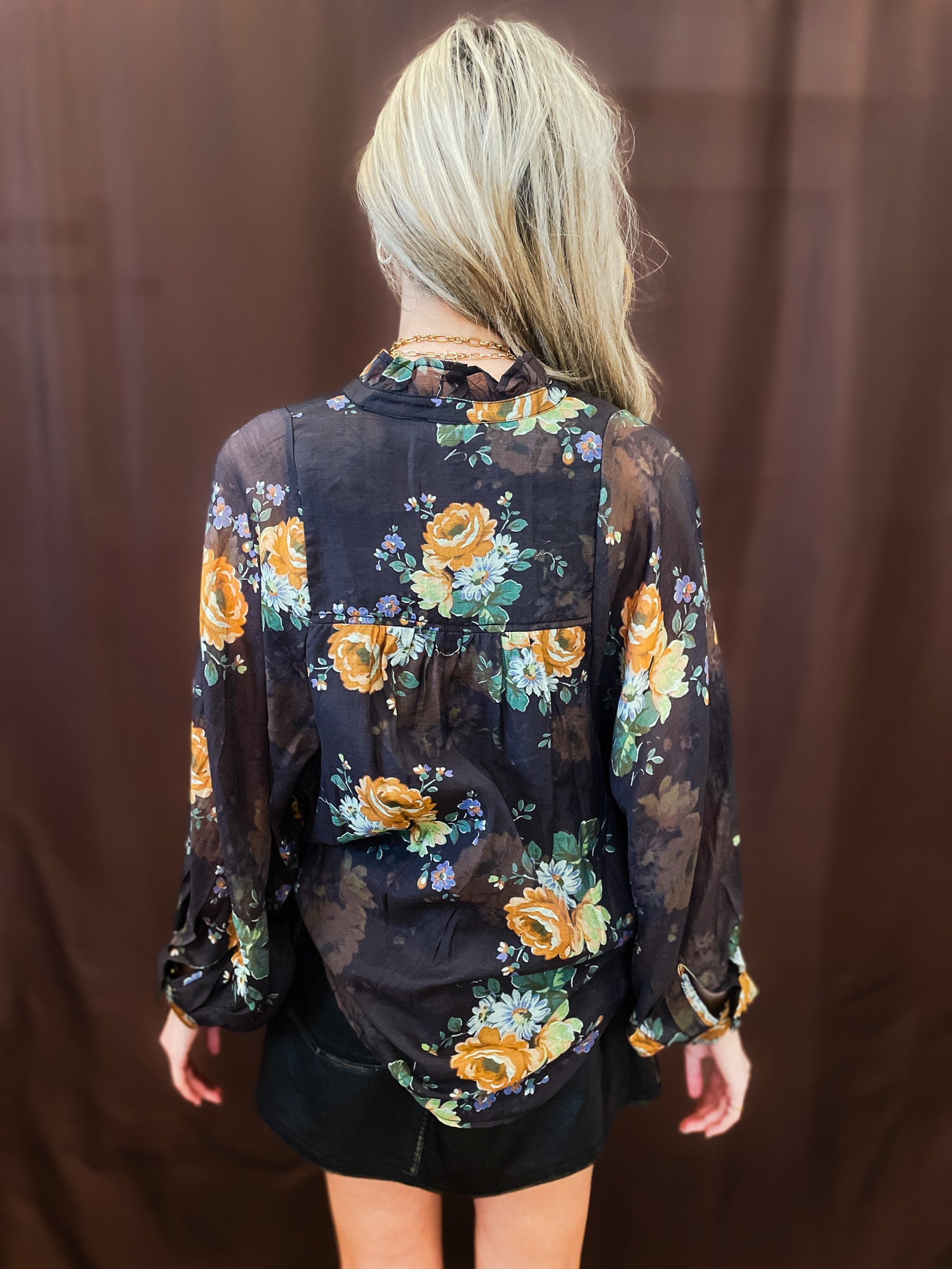 Y Chocolate Garden Top