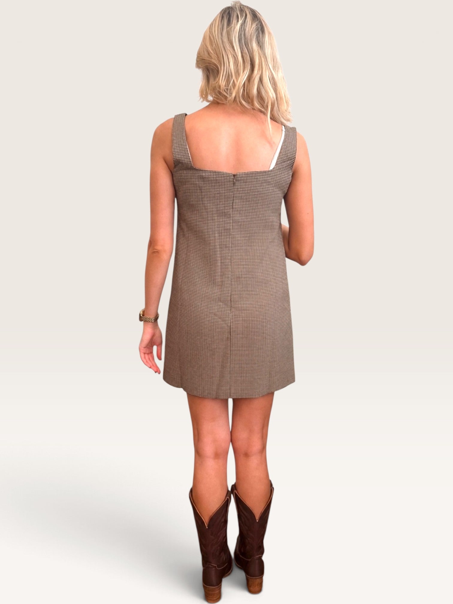 Houndstooth Dress