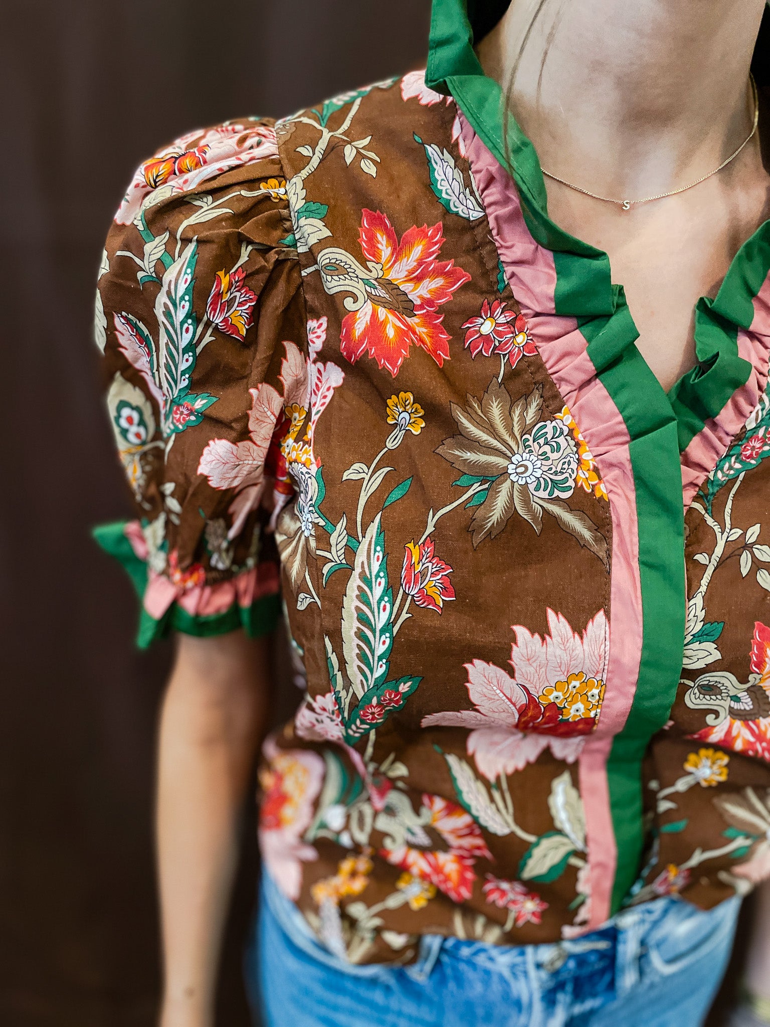 Sprightly Floral Top