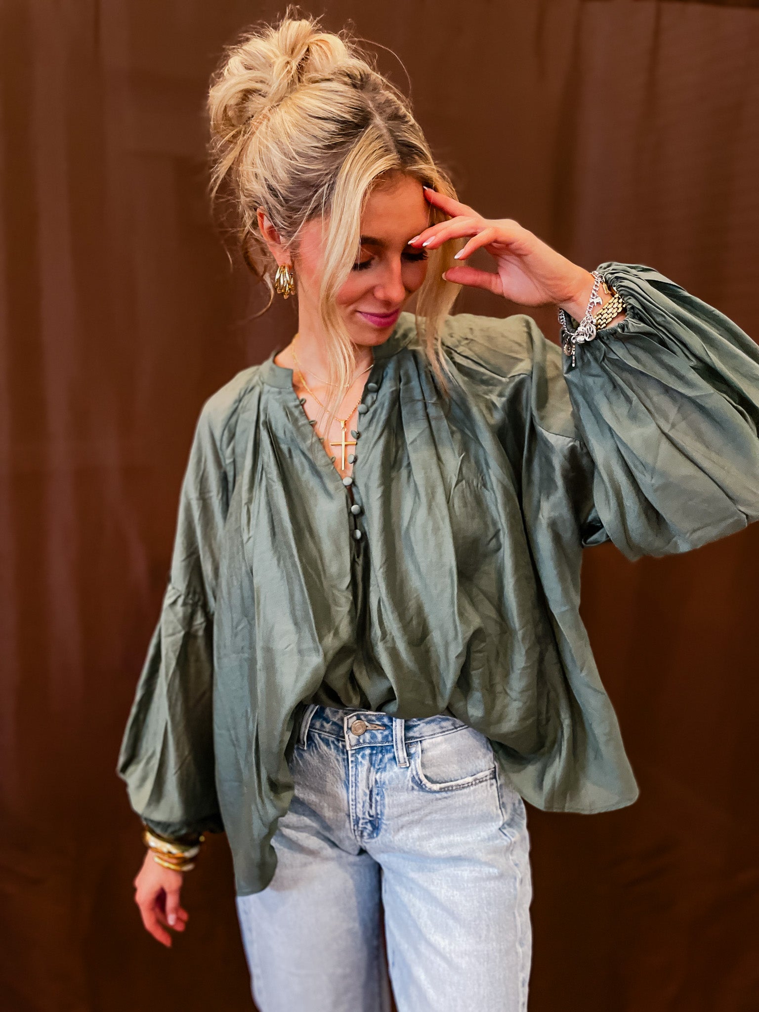 Balanced Blouse - Green