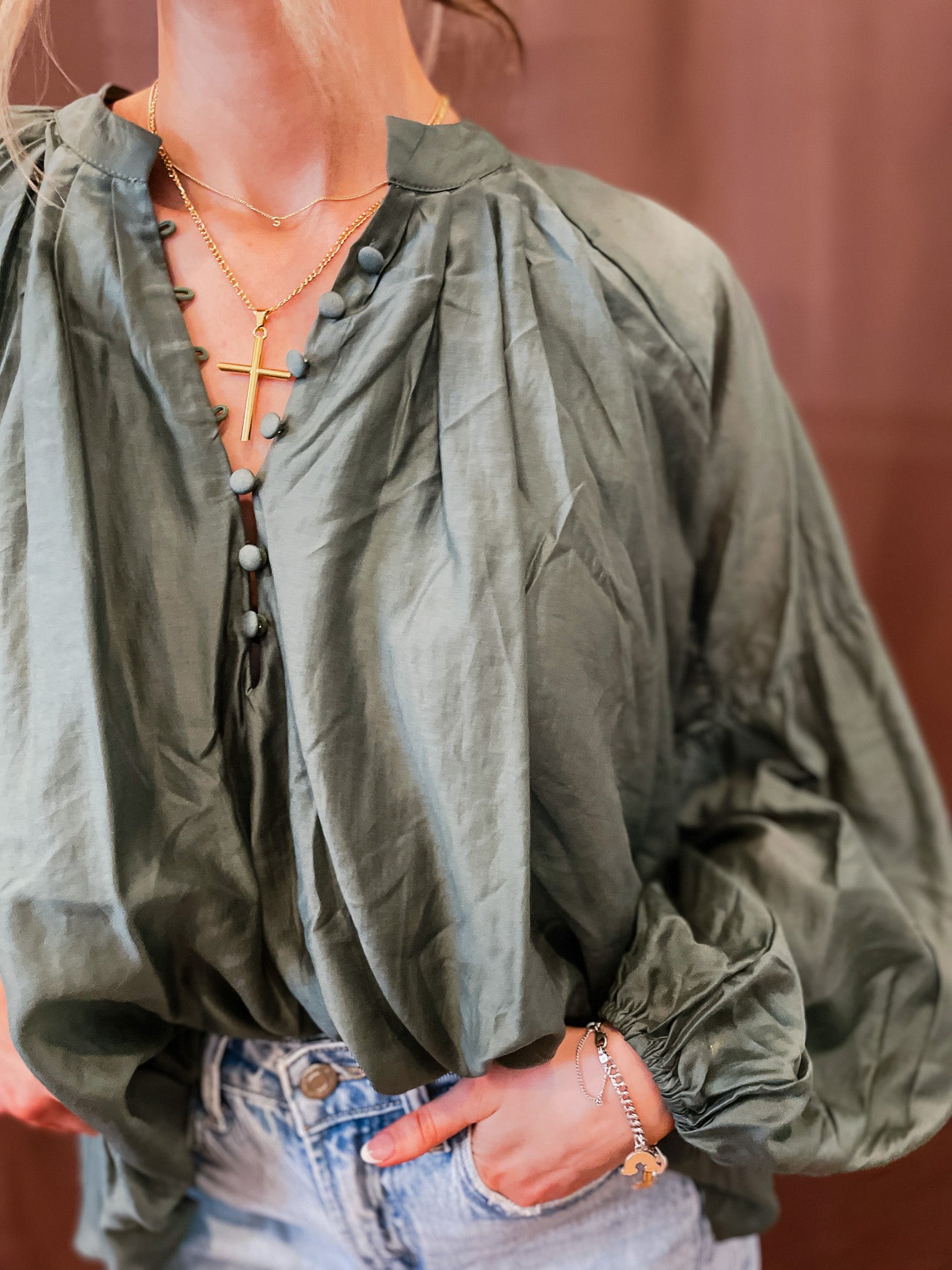 Balanced Blouse - Green