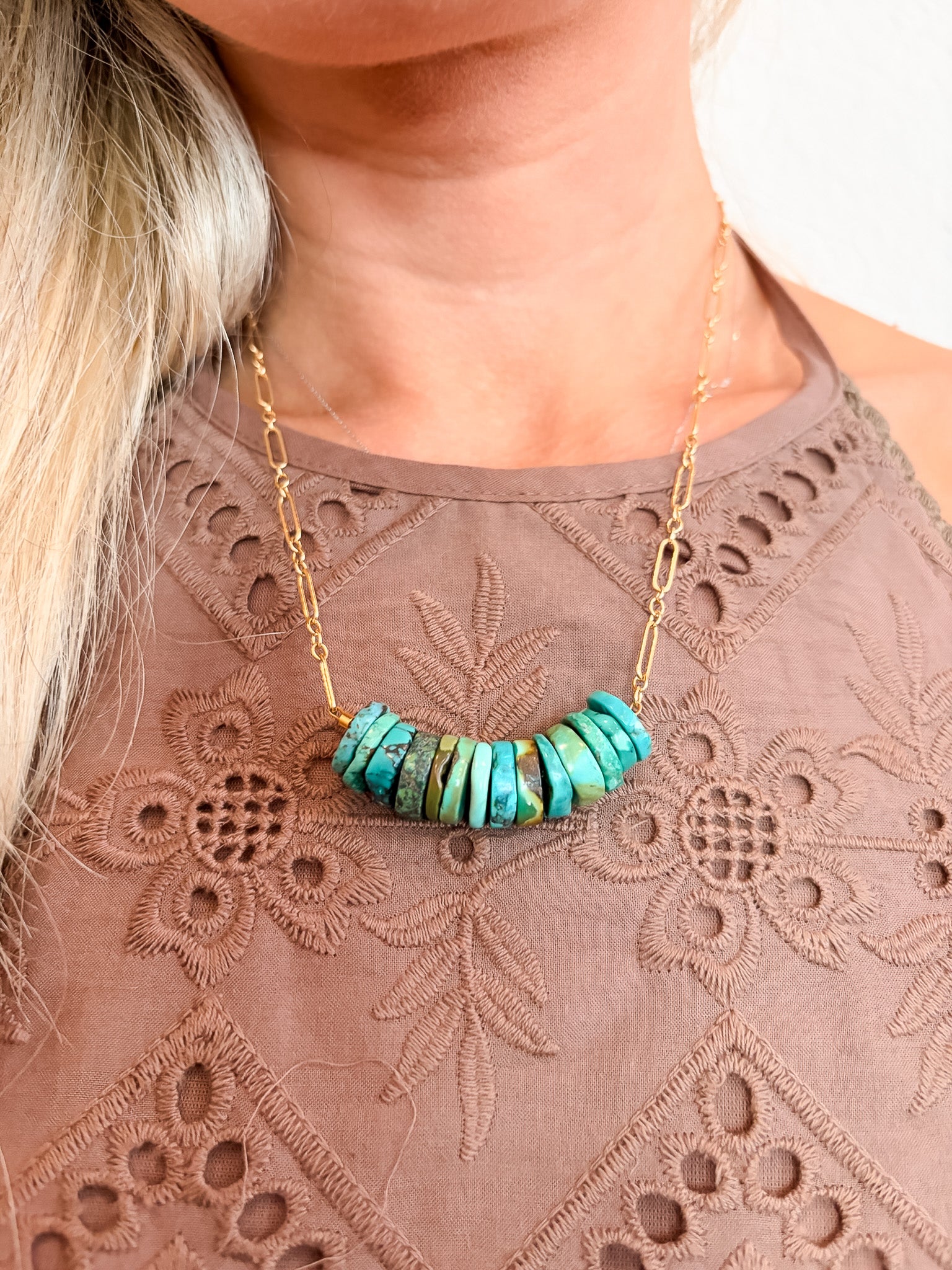 Turquoise Candy Necklace