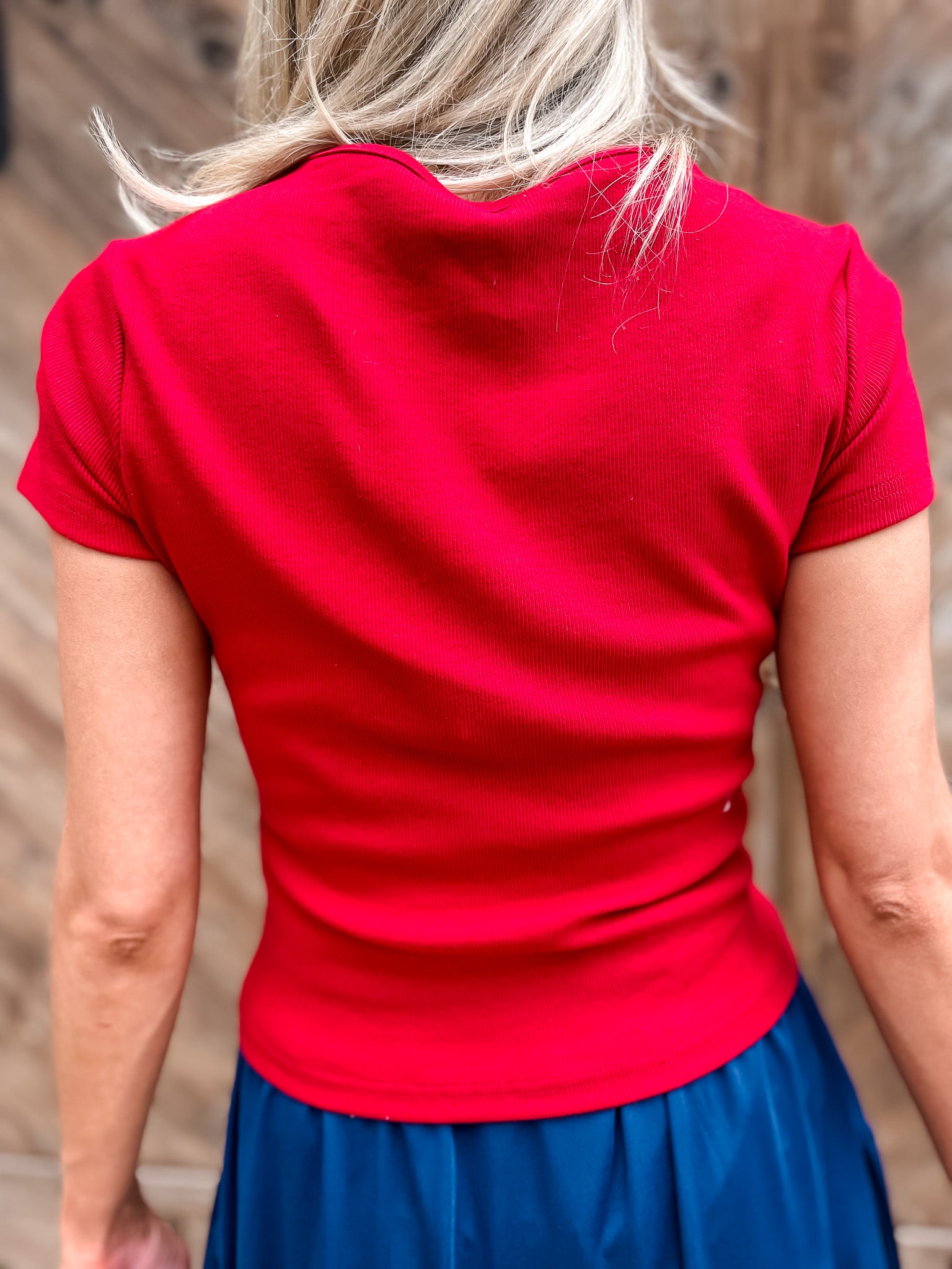 American Flag Tee - Red