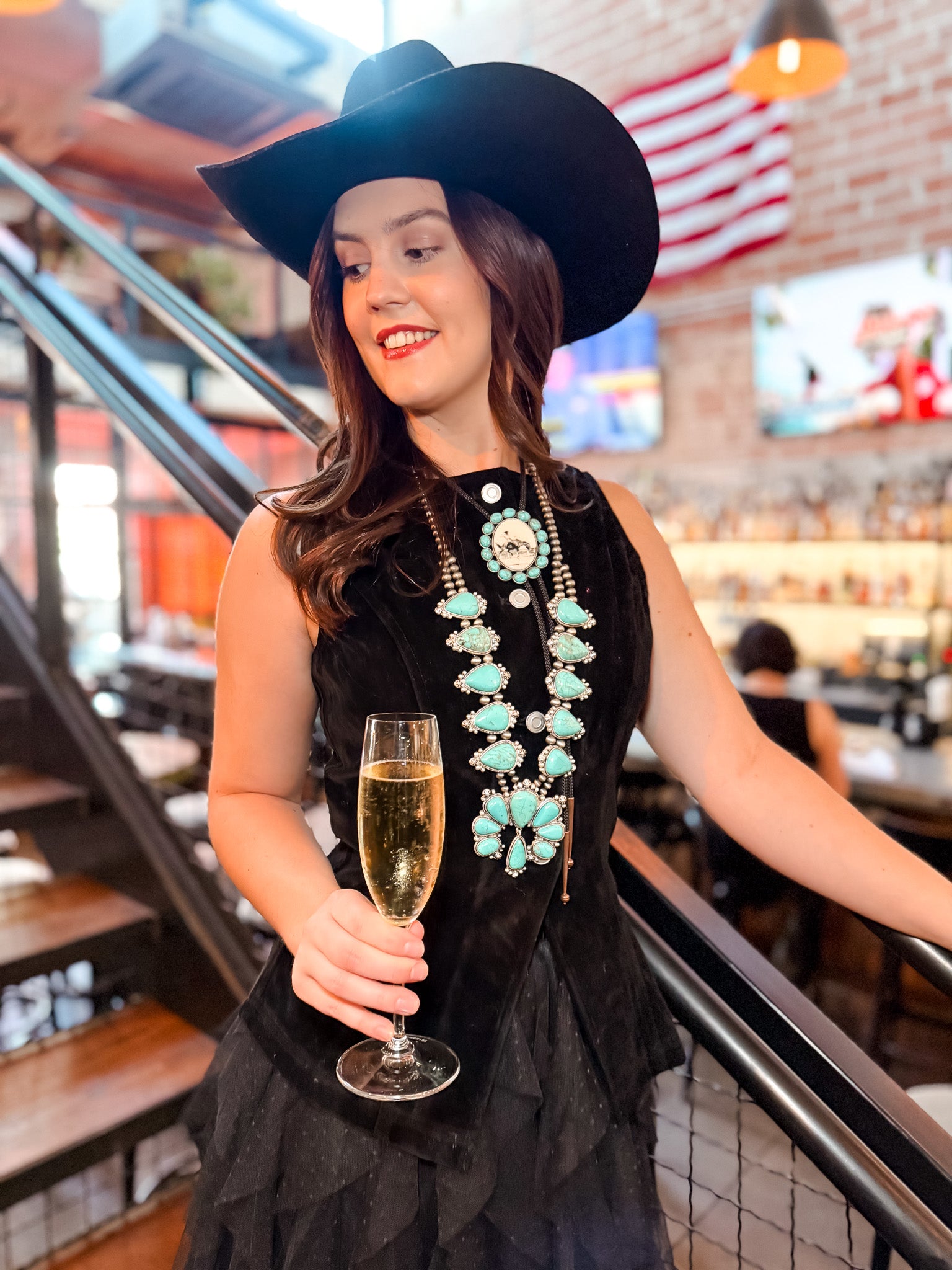 Total Turquoise Squash Blossom