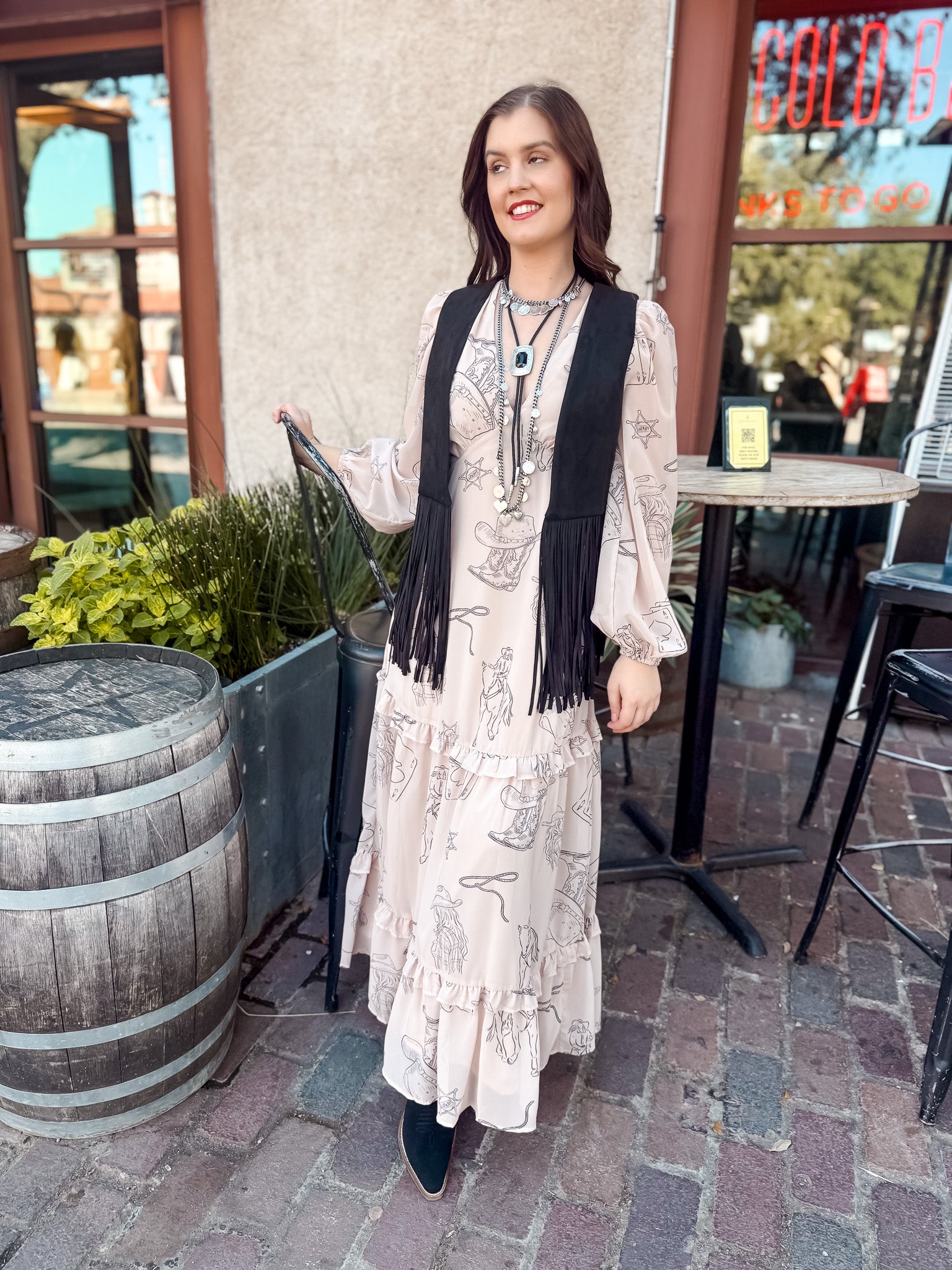 Cowgirl Icons Midi Dress