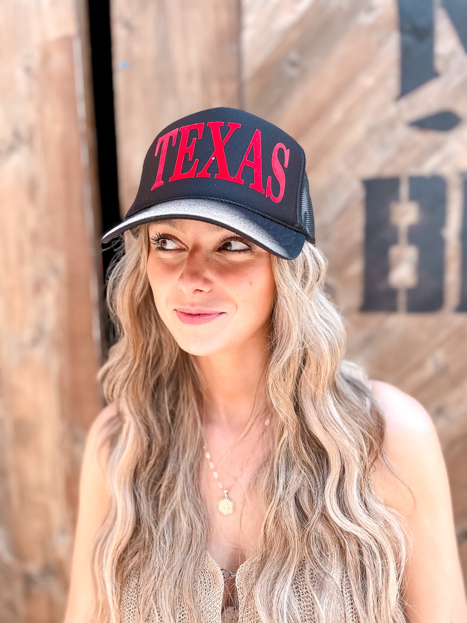Texas Trucker Cap - Black