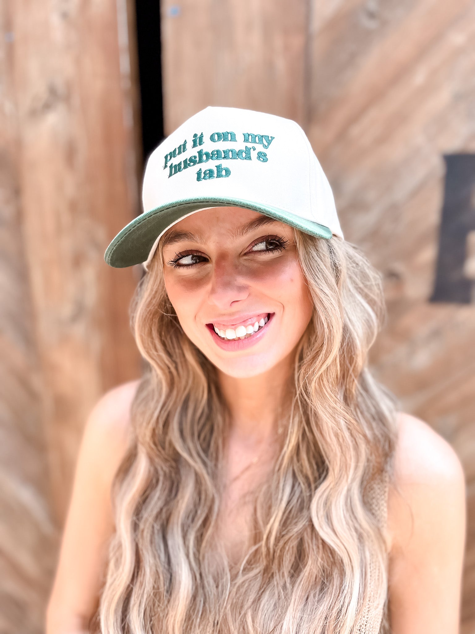 Husband's Tab Baseball Cap - Green