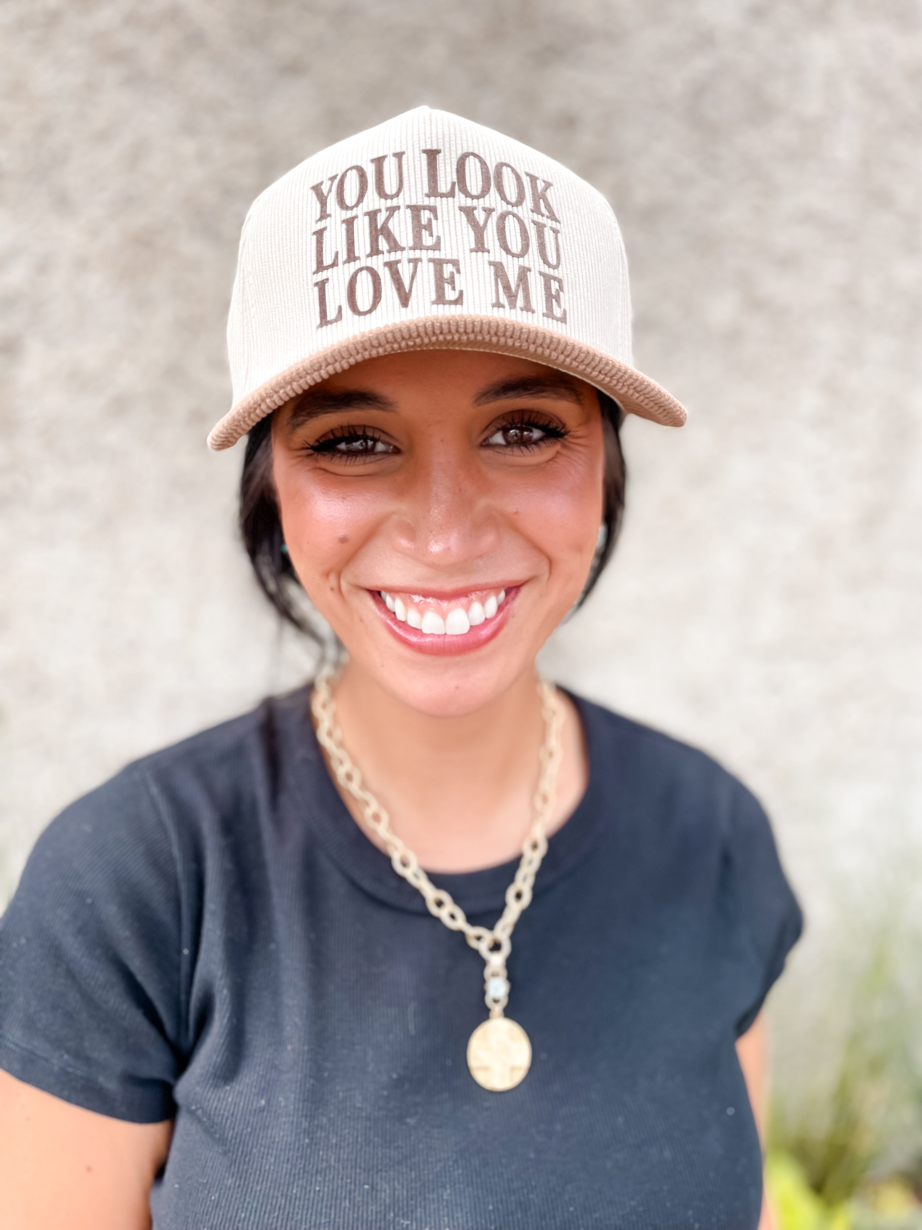 Like You Love Me Baseball Cap - Beige