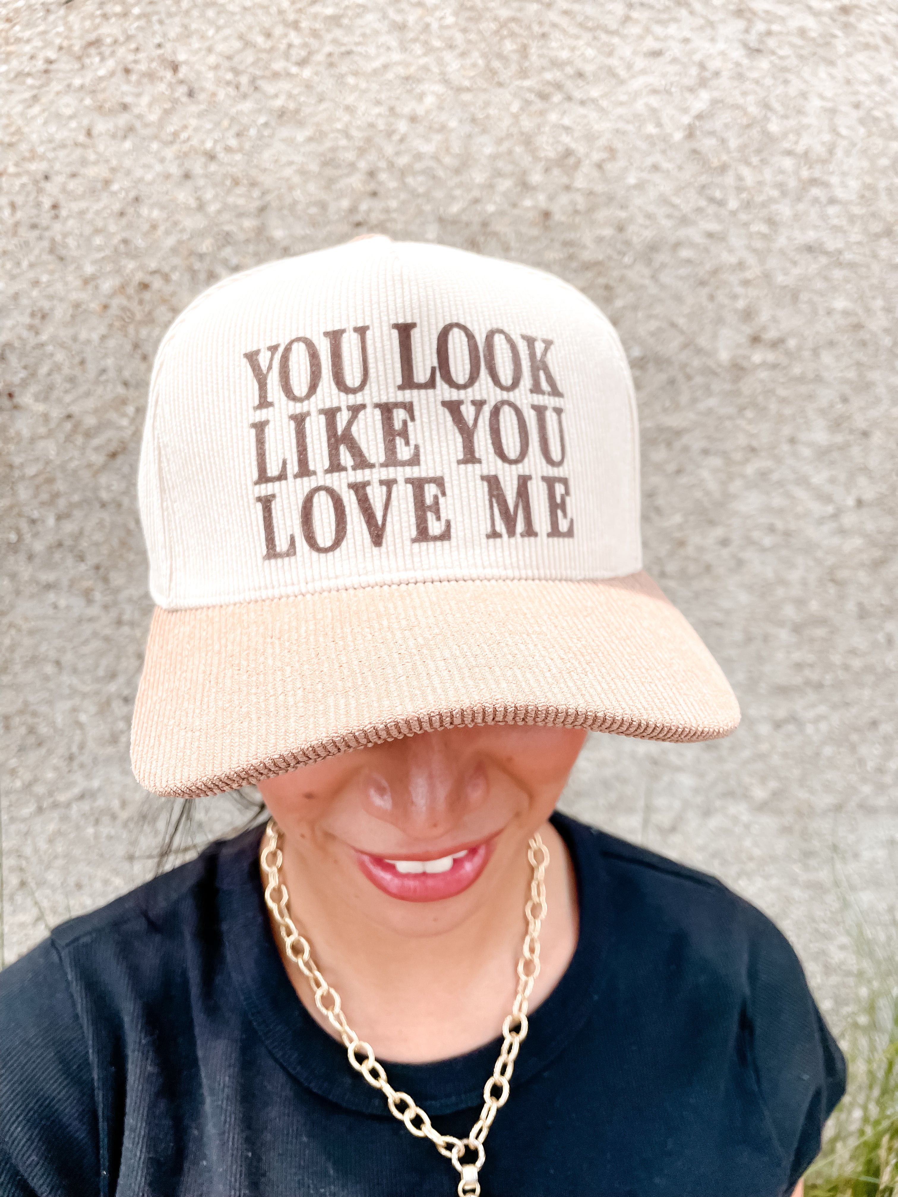 Like You Love Me Baseball Cap - Beige