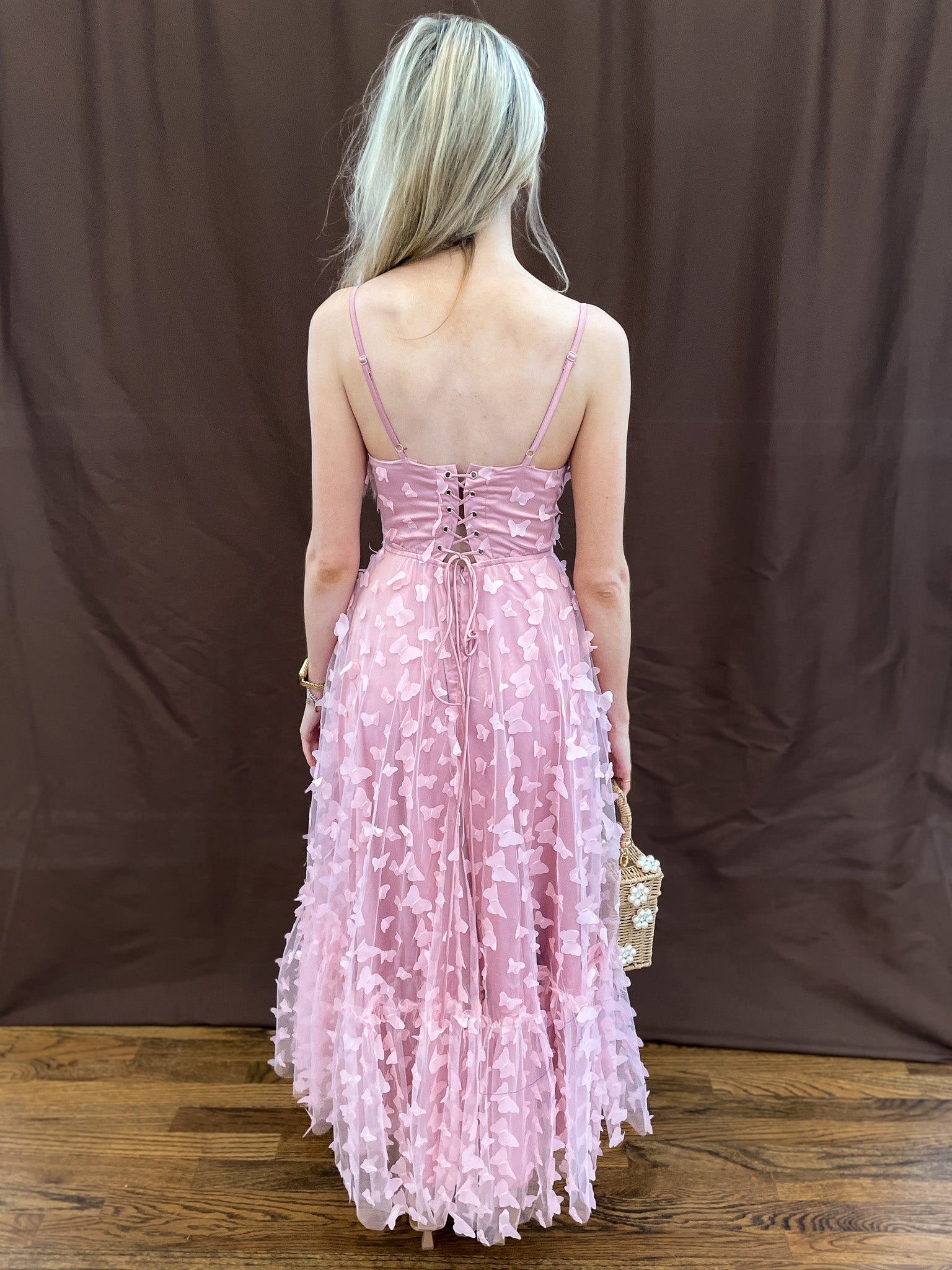 Mariposa Midi Dress - Pink