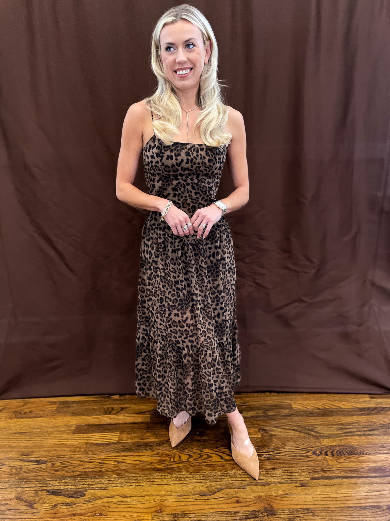 Animal Print Maxi Dress
