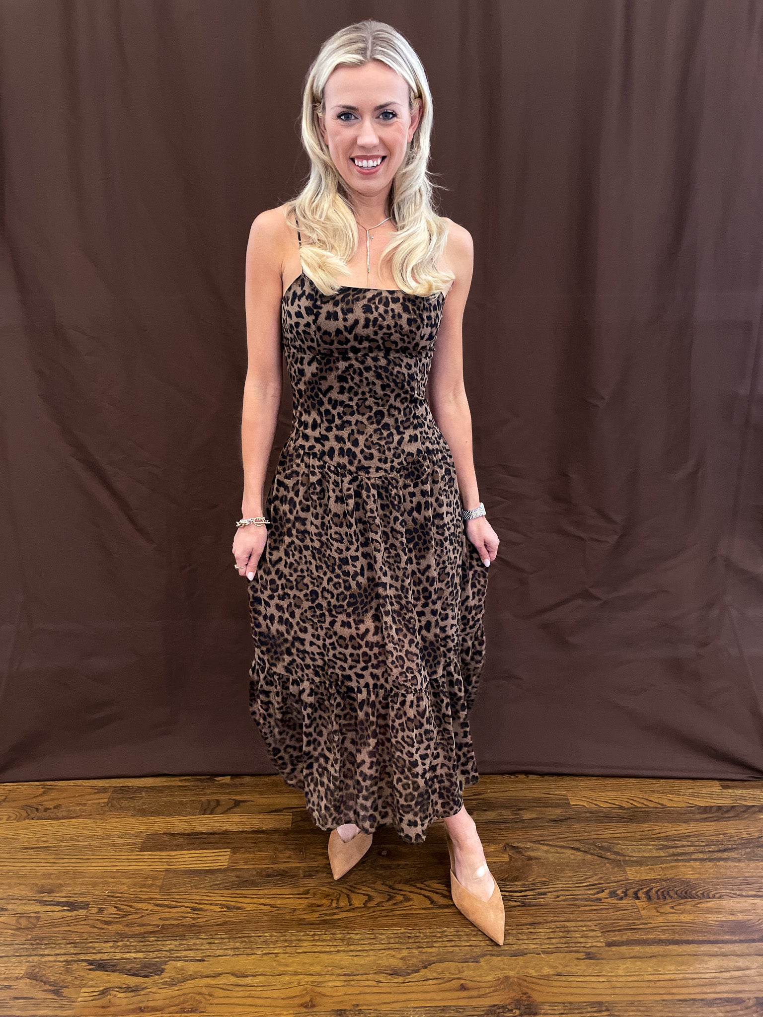 Animal Print Maxi Dress