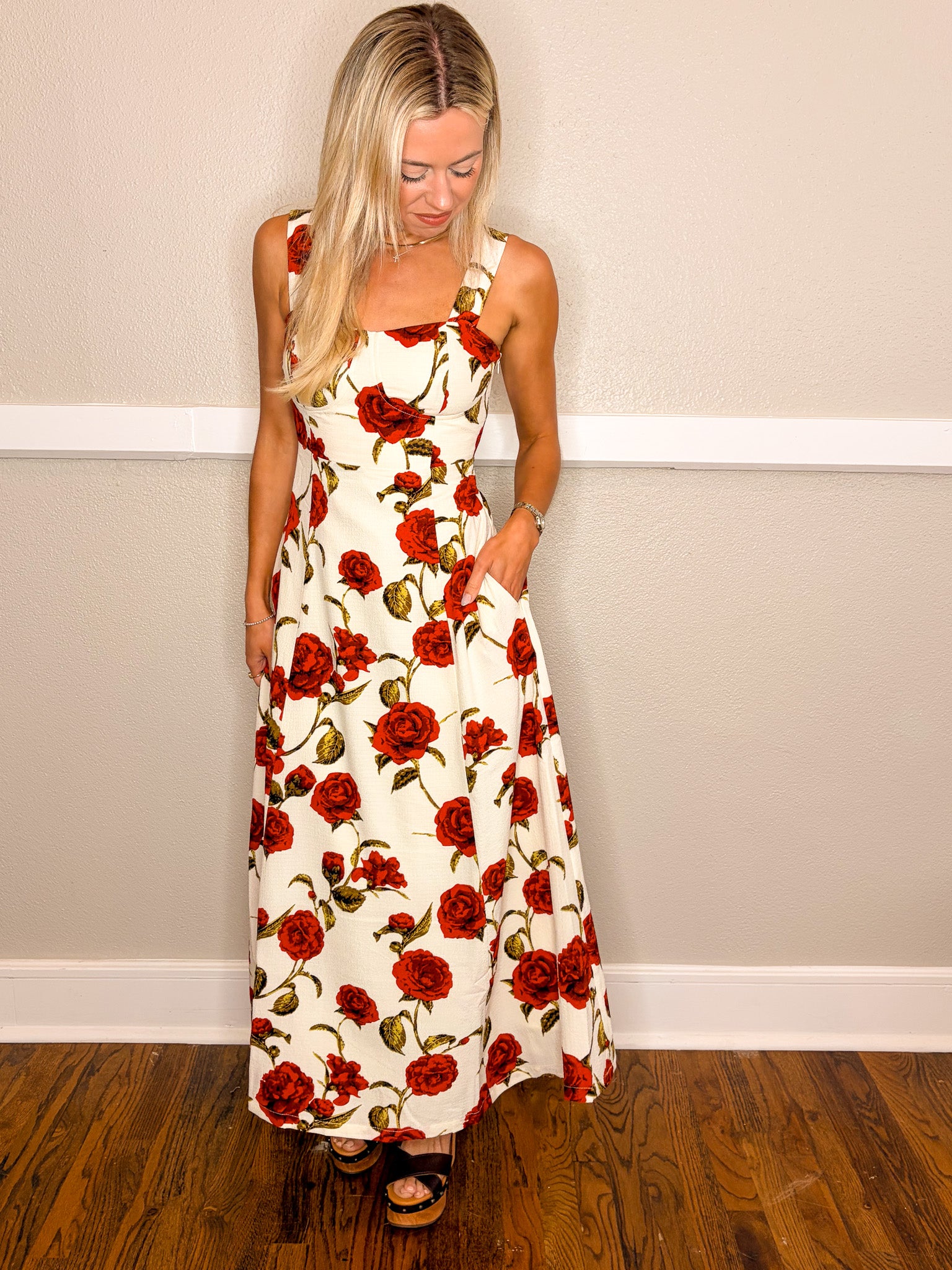 Red Rose Dress