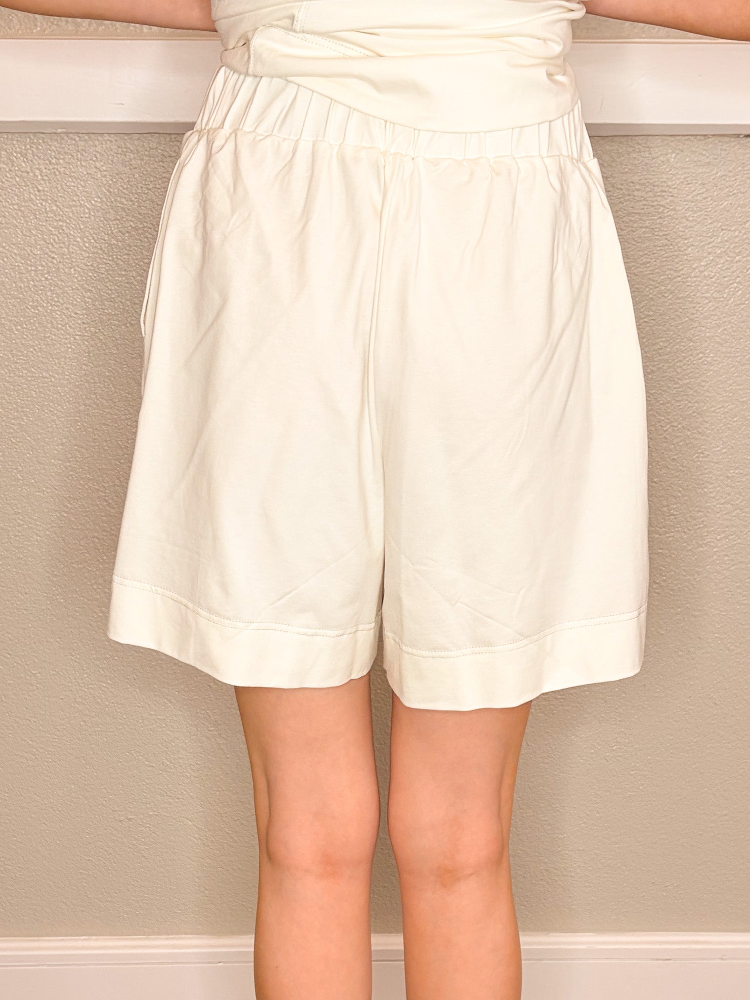 A Line Short Set - Ivory