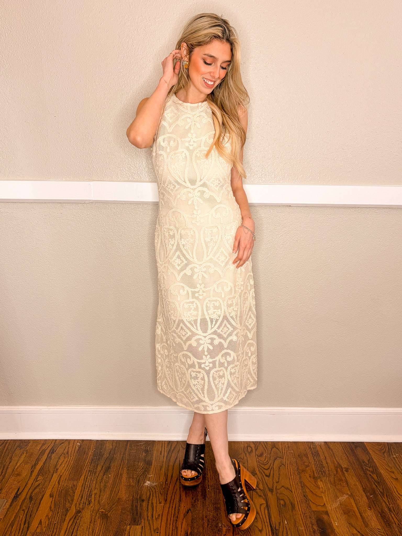 Crochet Paisley Dress