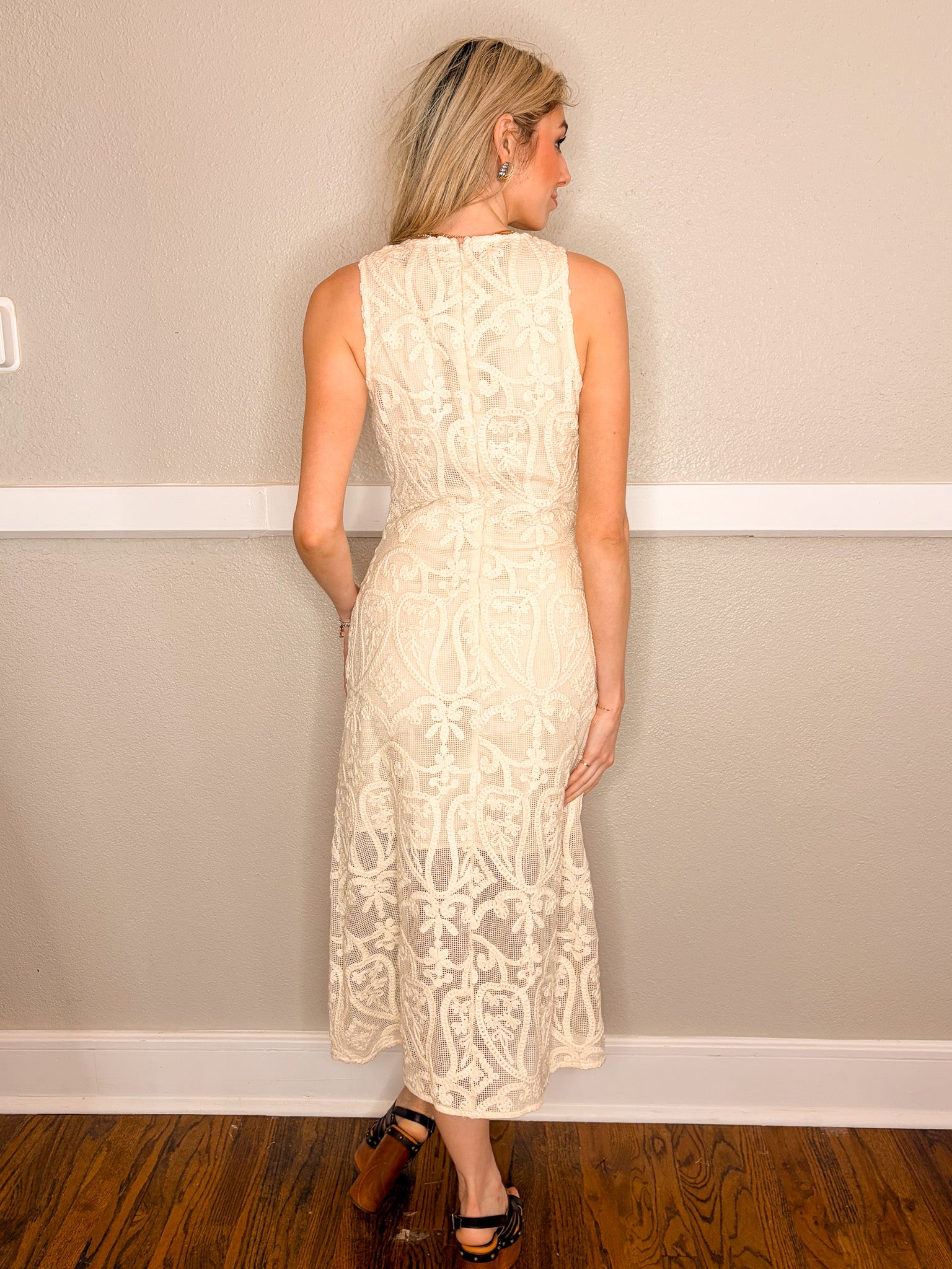 Crochet Paisley Dress