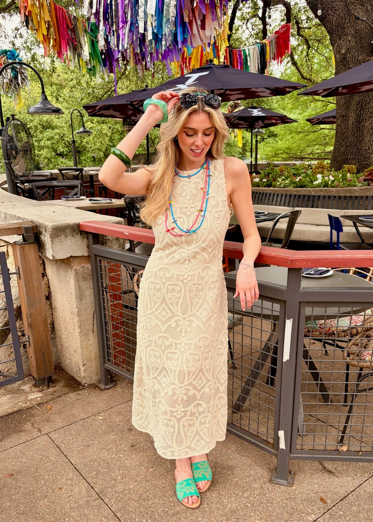 Crochet Paisley Dress