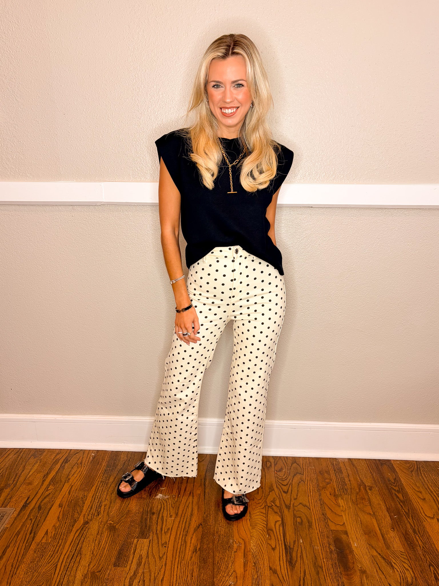 Mini Polka Dot Pant - Ivory