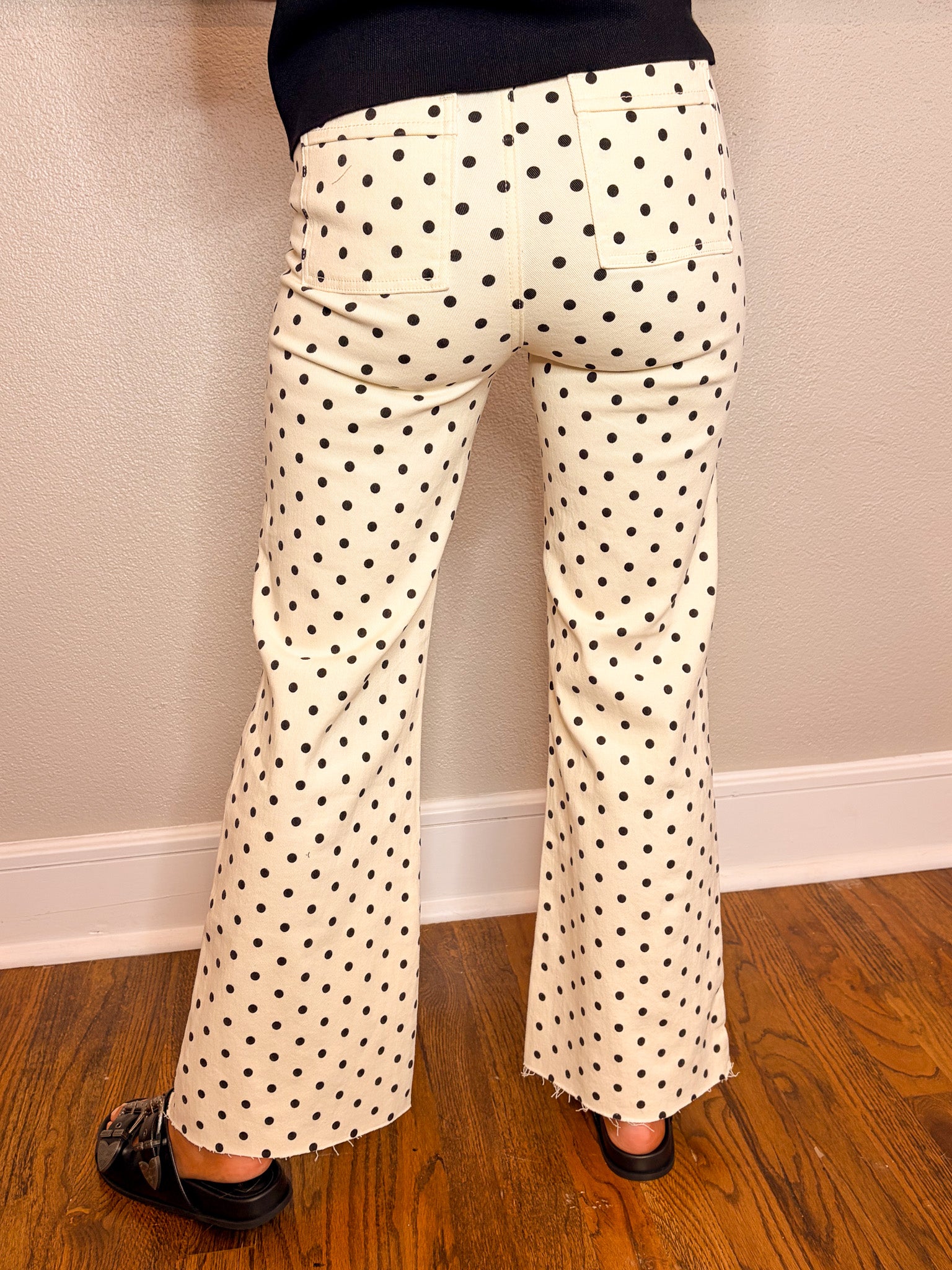 Mini Polka Dot Pant - Ivory