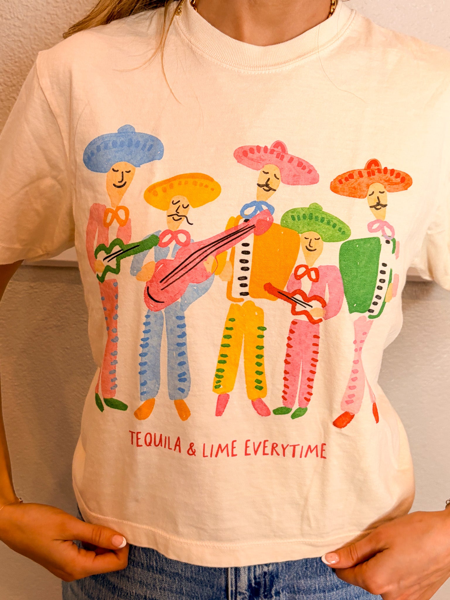 Tequila & Lime Cropped T-Shirt